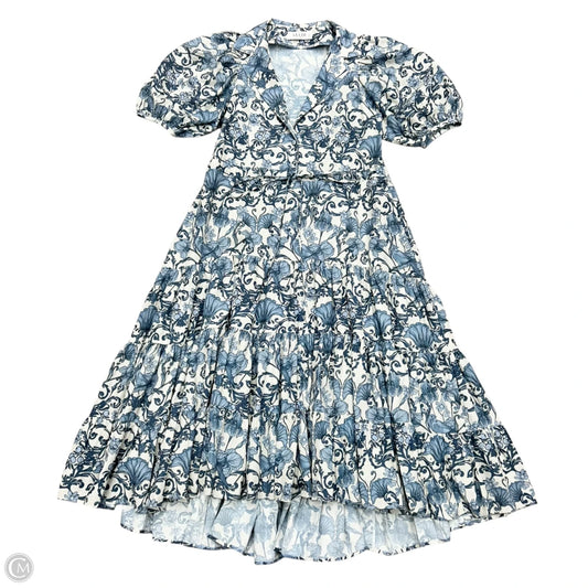 Dress Casual Maxi By Kleid In Blue & Cream, Size: S