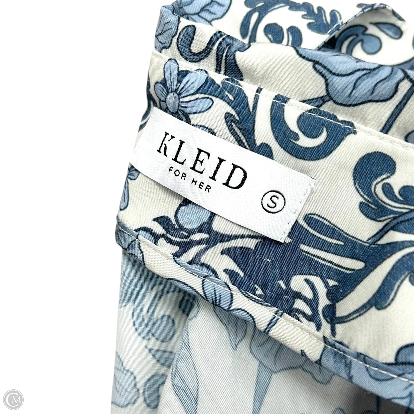 Dress Casual Maxi By Kleid In Blue & Cream, Size: S