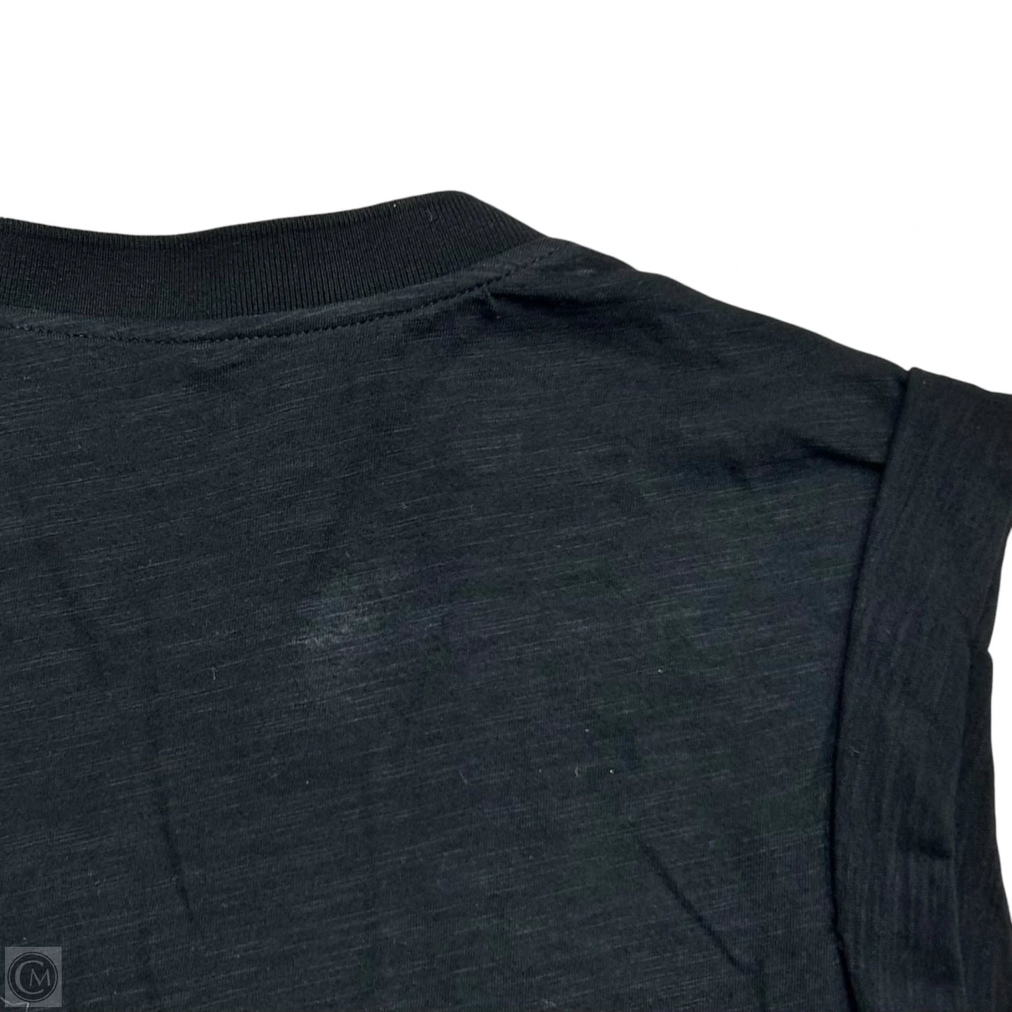 Top Short Sleeve By Cinc A Sept In Black, Size: Xs