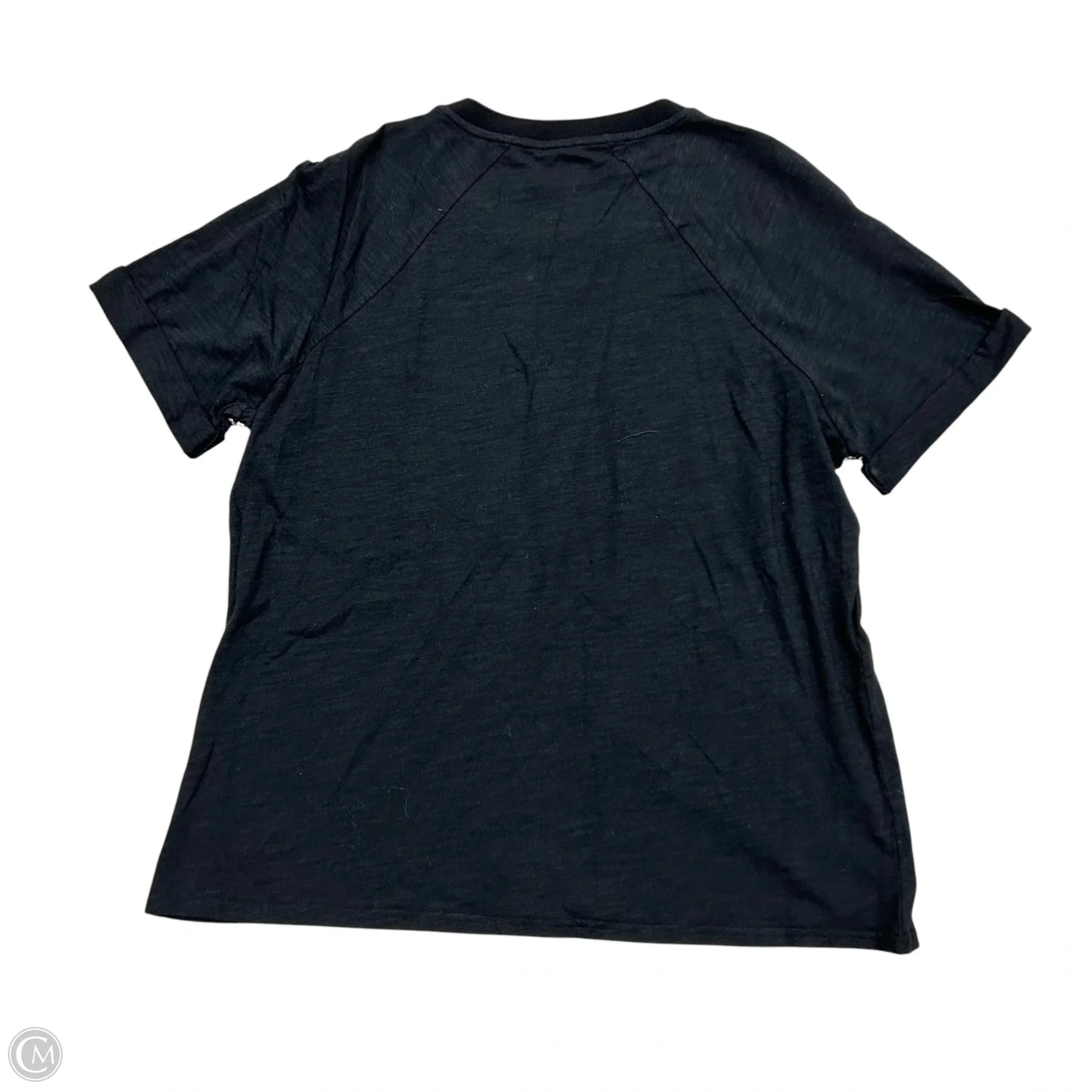 Top Short Sleeve By Cinc A Sept In Black, Size: S