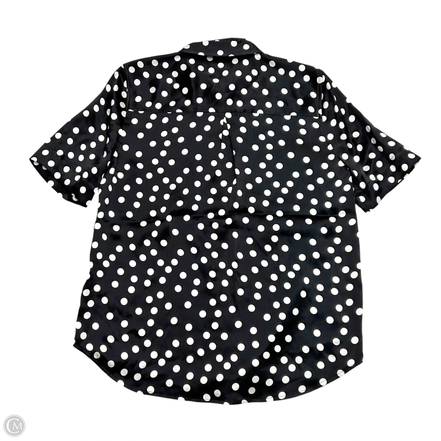Top Short Sleeve By L Agence In Black & White, Size: Xs