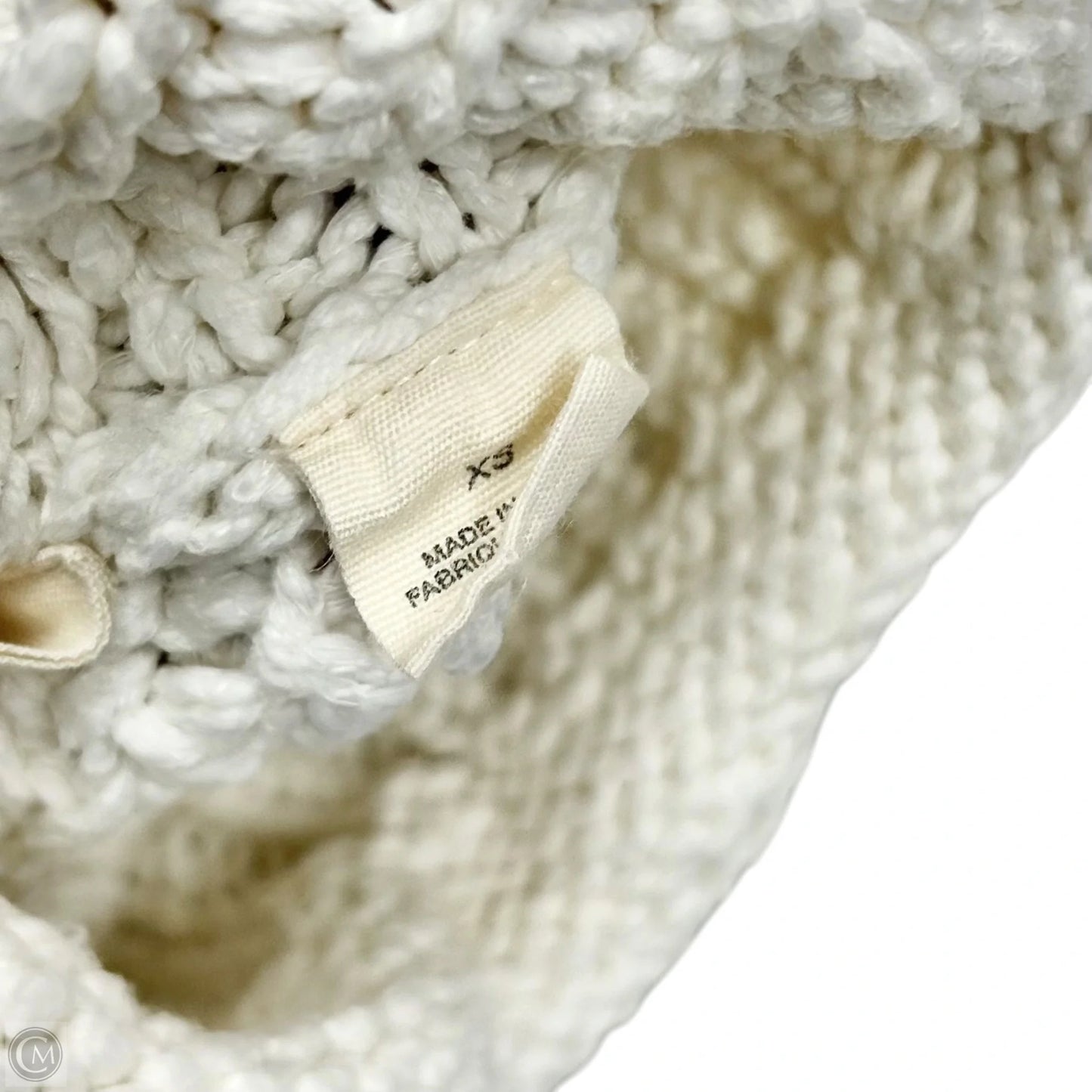 Sweater Short Sleeve By Moth In White, Size: Xs