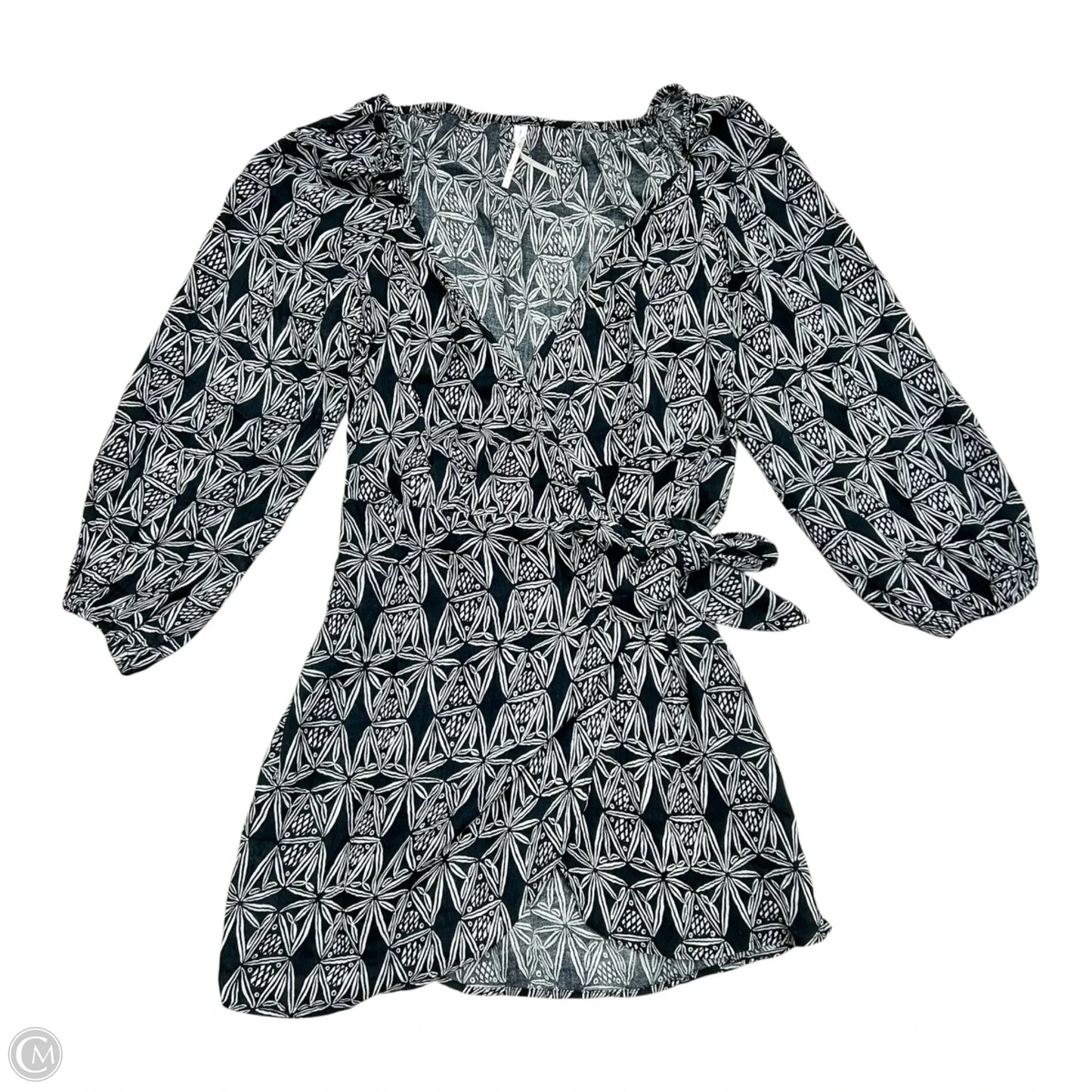 Dress Casual Short By Anthropologie In Black & White, Size: M
