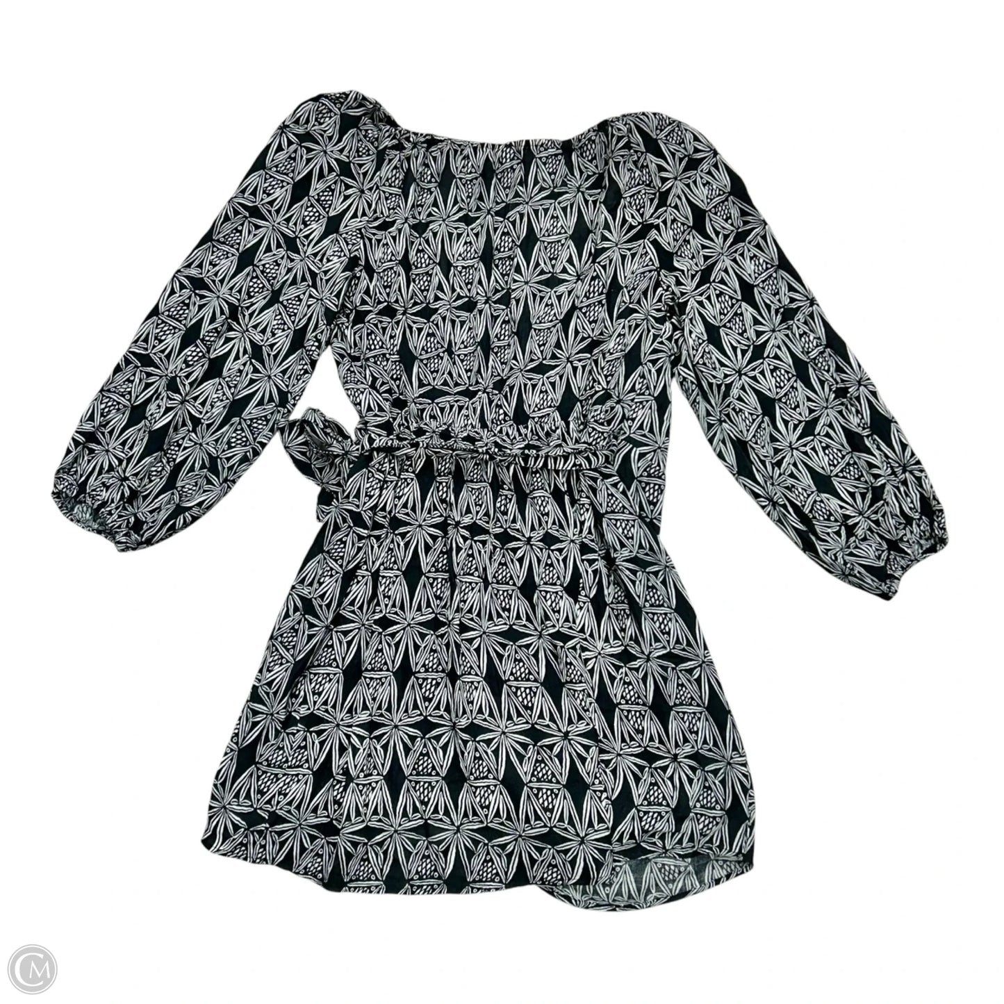 Dress Casual Short By Anthropologie In Black & White, Size: M