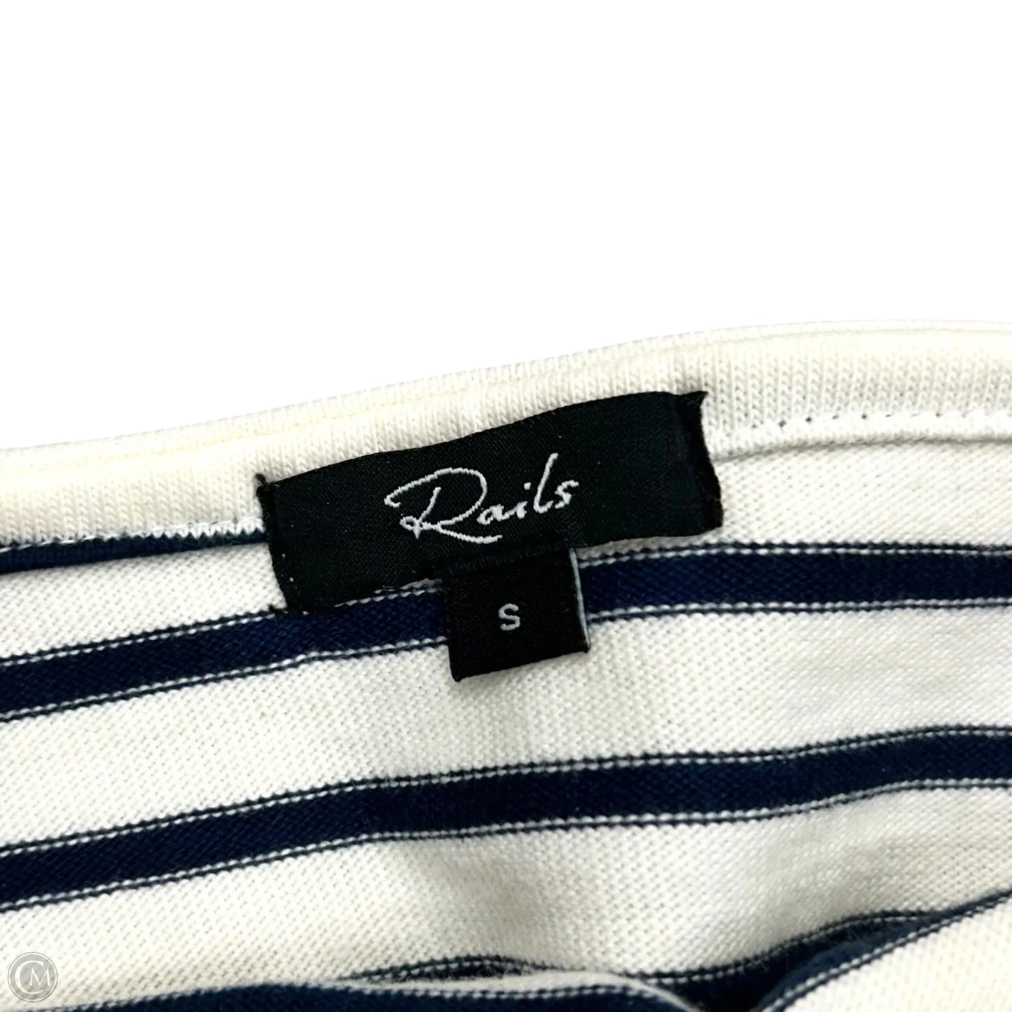 Dress Casual Midi By Rails In Blue & Cream, Size: S