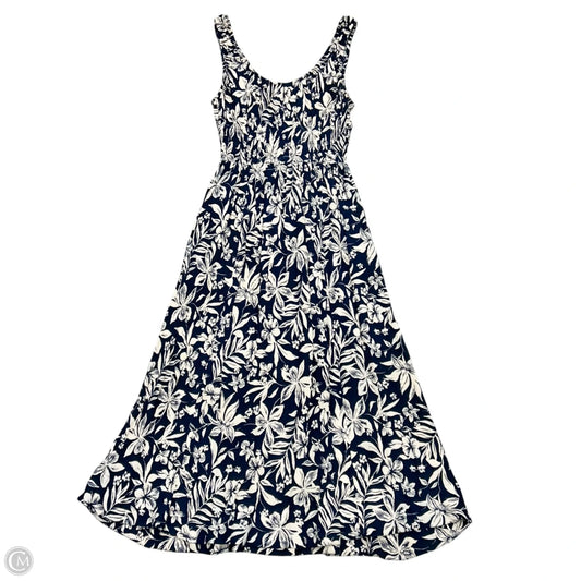 Dress Casual Maxi By Faherty In Floral Print, Size: S