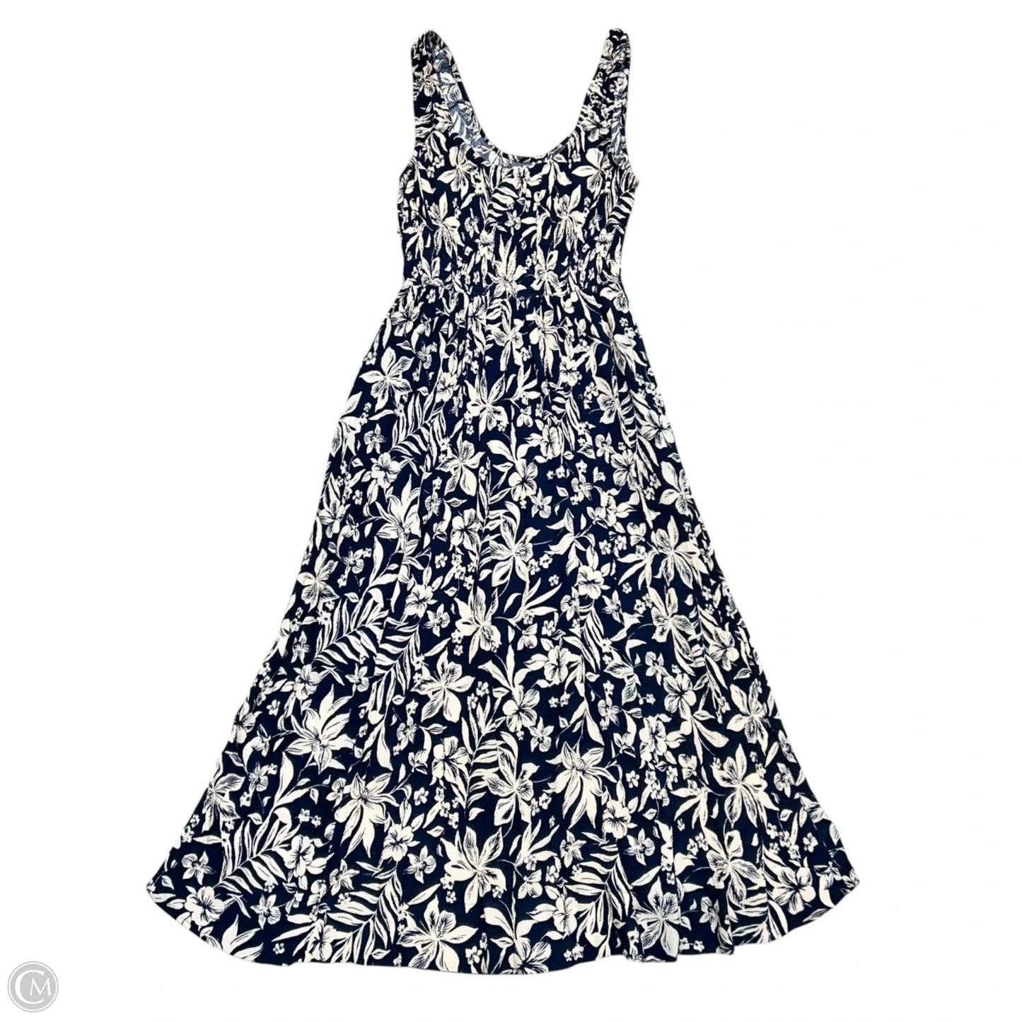 Dress Casual Maxi By Faherty In Floral Print, Size: S