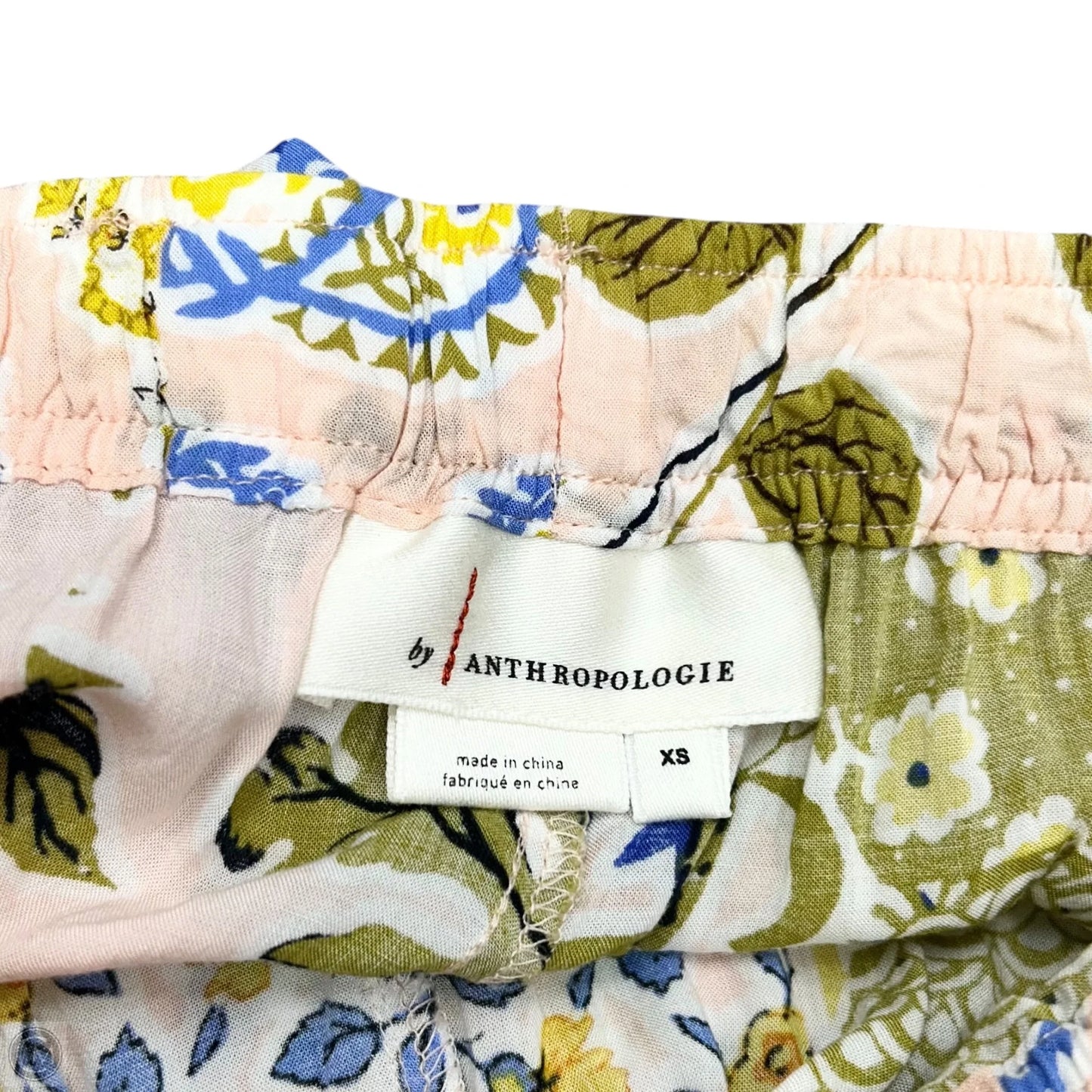 Pants Wide Leg By Anthropologie In Pink & White, Size: Xs