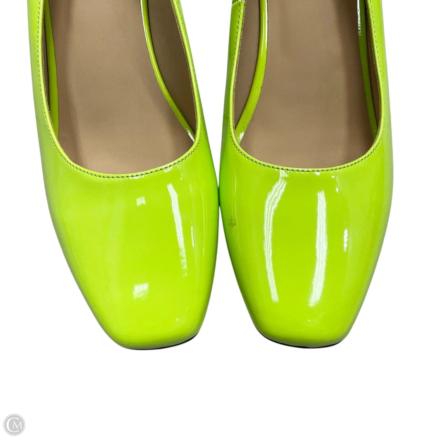 Shoes Heels Wedge By Wayderns In Green, Size: 10.5