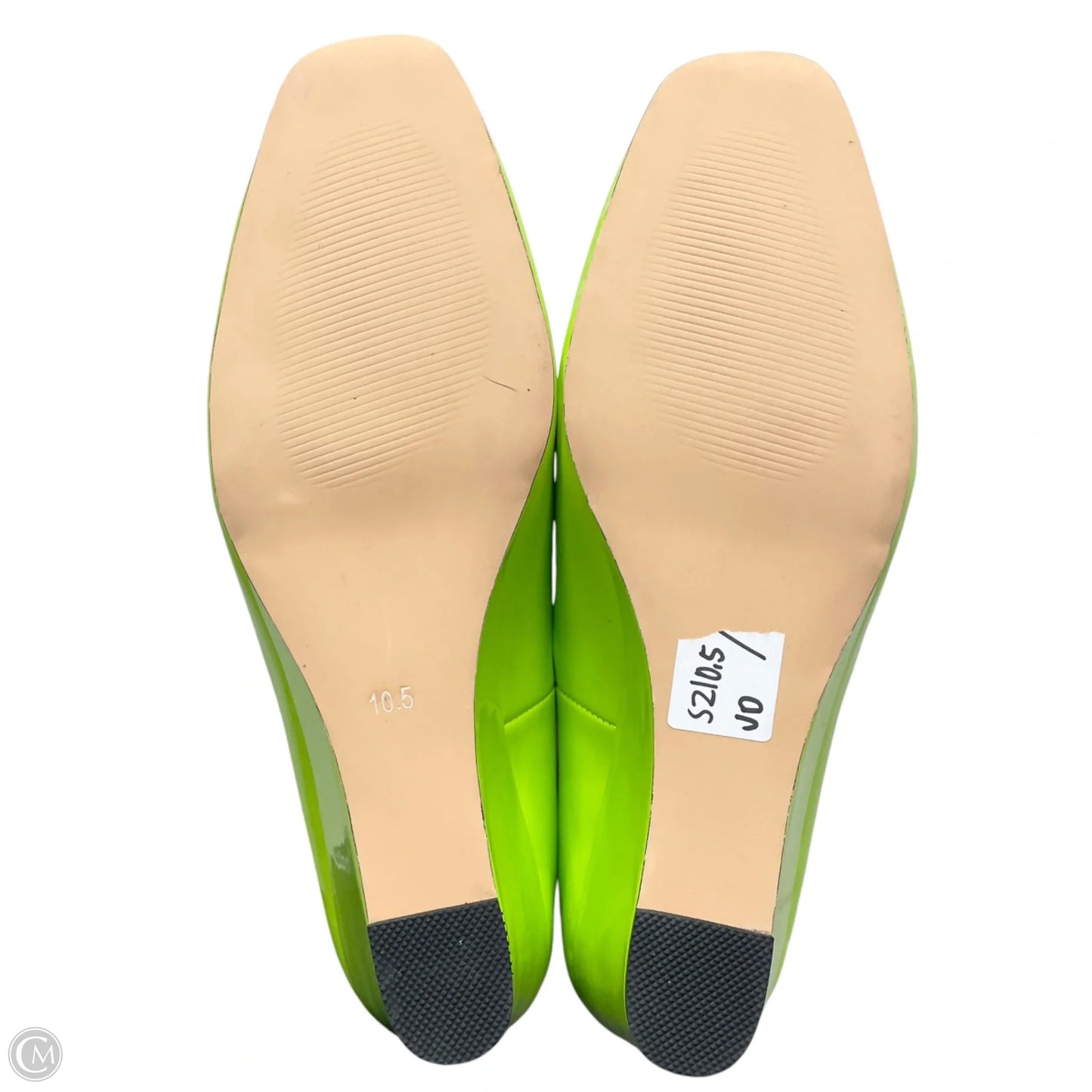 Shoes Heels Wedge By Wayderns In Green, Size: 10.5