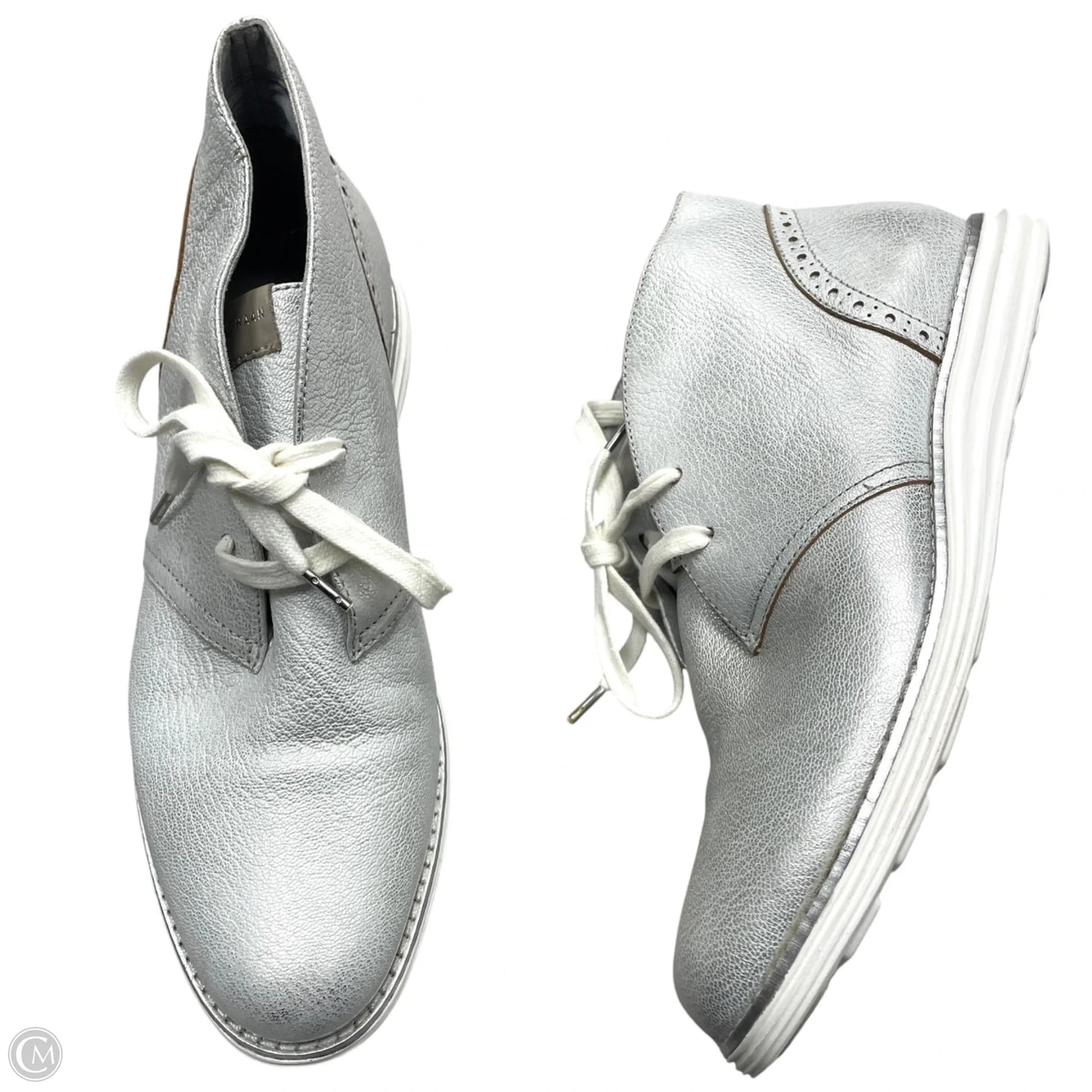 Shoes Sneakers By Cole-haan In Silver, Size: 9