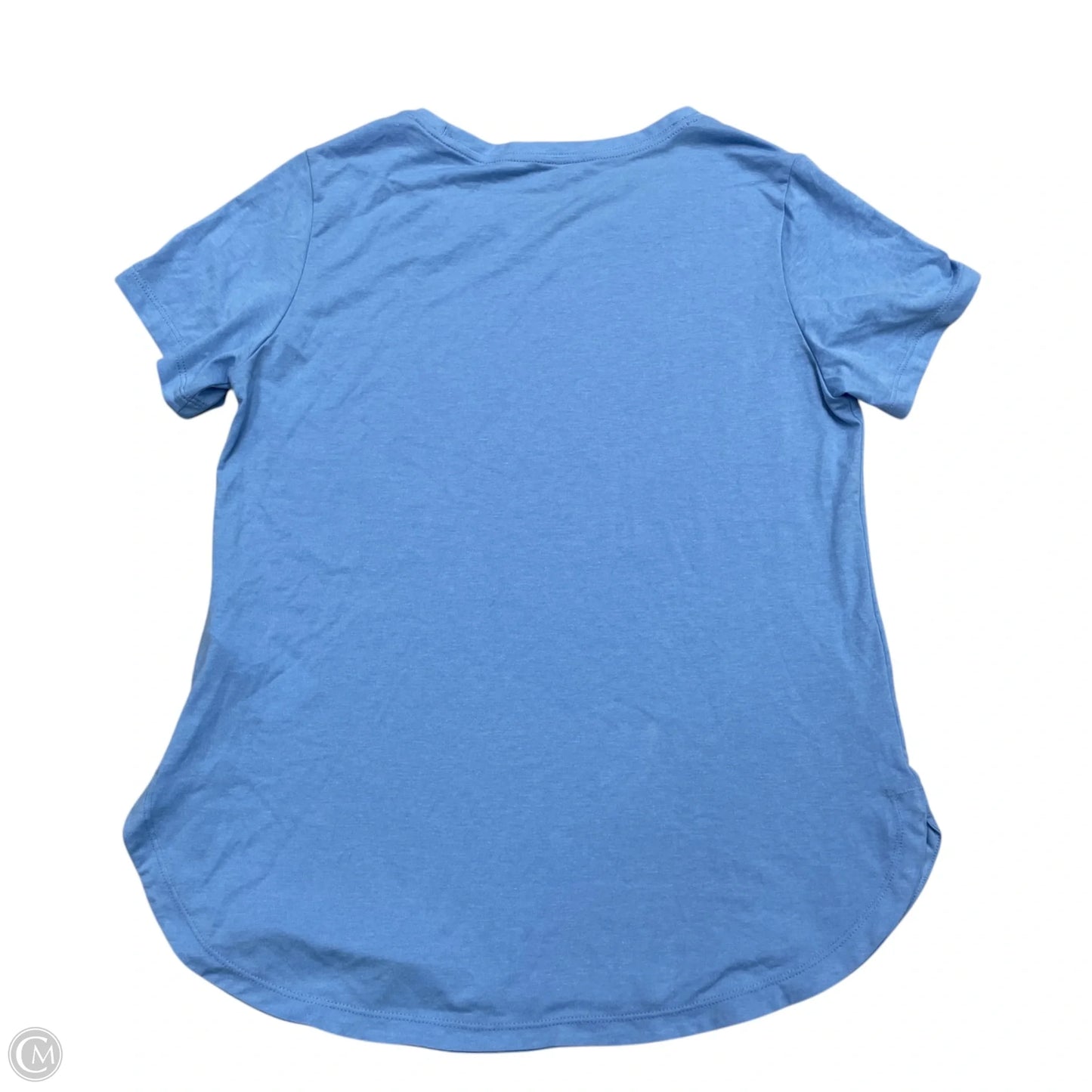 Top Short Sleeve By Nike Apparel In Blue & Brown, Size: M