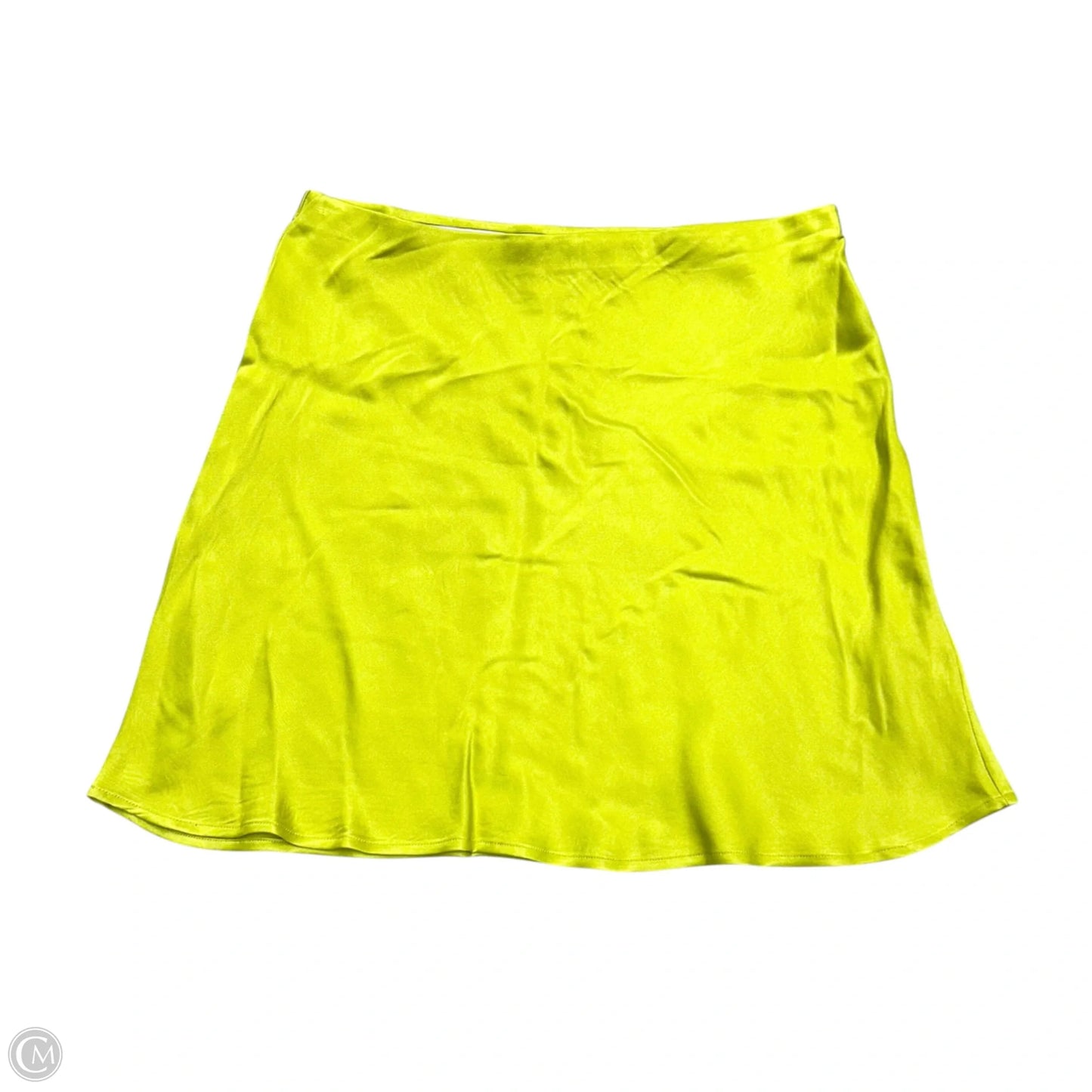 Skirt Mini & Short By Anthropologie In Chartreuse, Size: M
