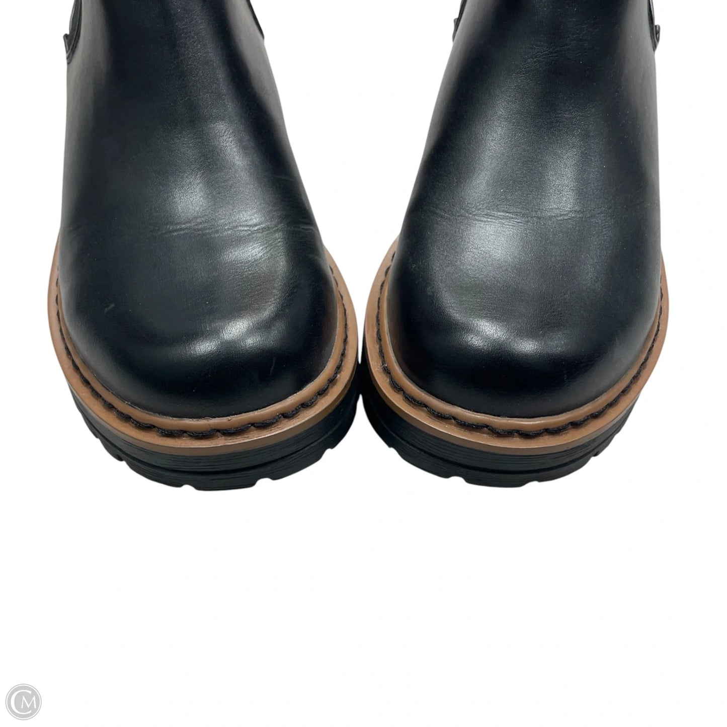 Boots Ankle Flats By Soda In Black, Size: 7