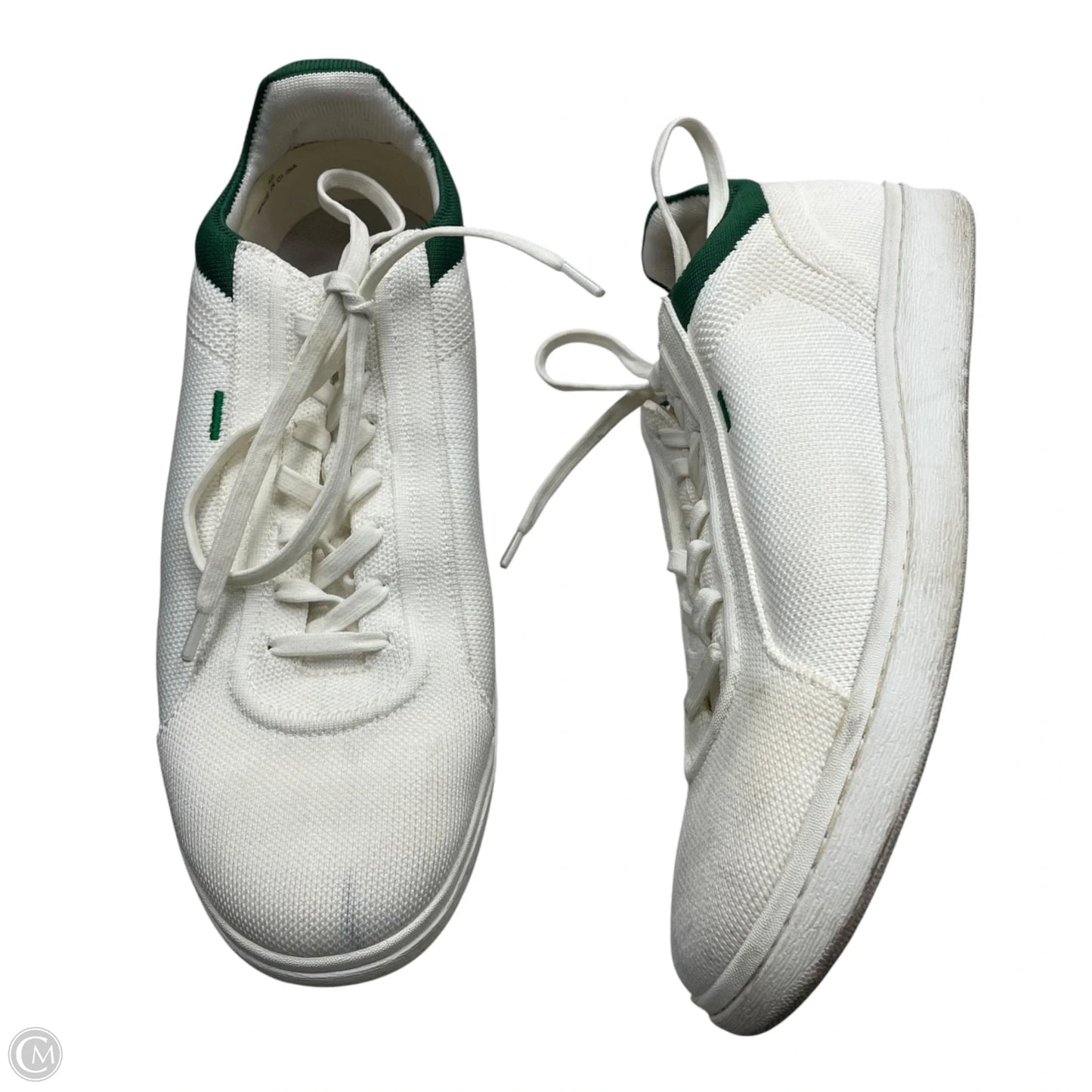 Shoes Sneakers By Vivaia In Green & White, Size: 11.5
