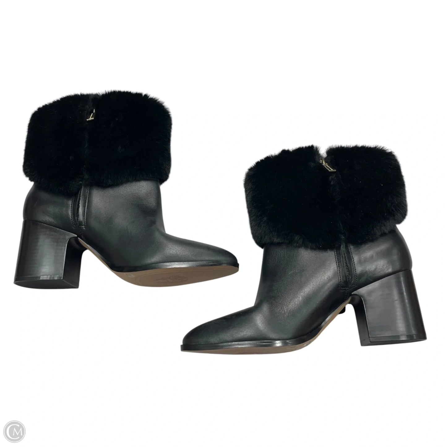 Boots Ankle Heels By Vince Camuto In Black, Size: 8.5