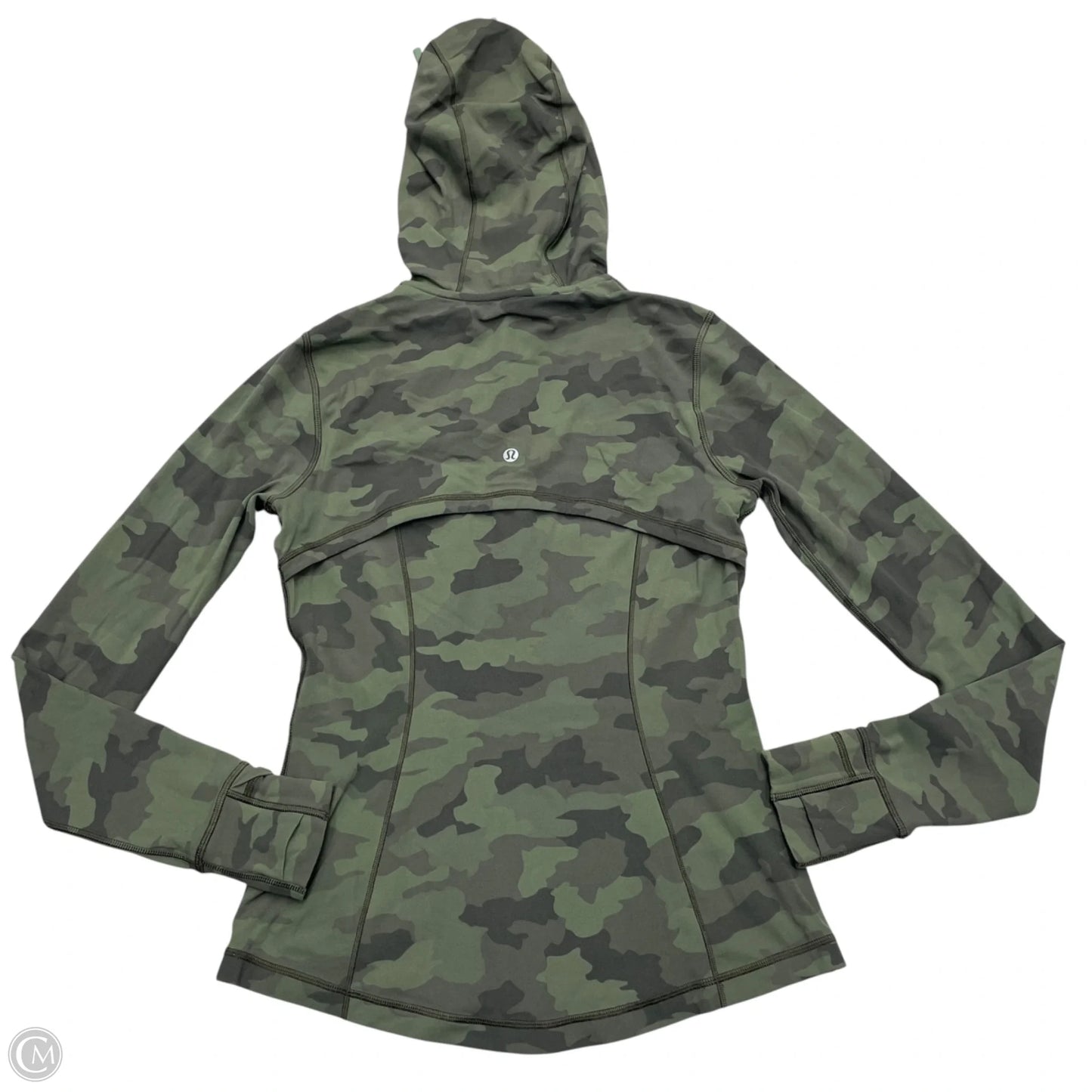 Athletic Jacket By Lululemon In Camouflage Print, Size: M