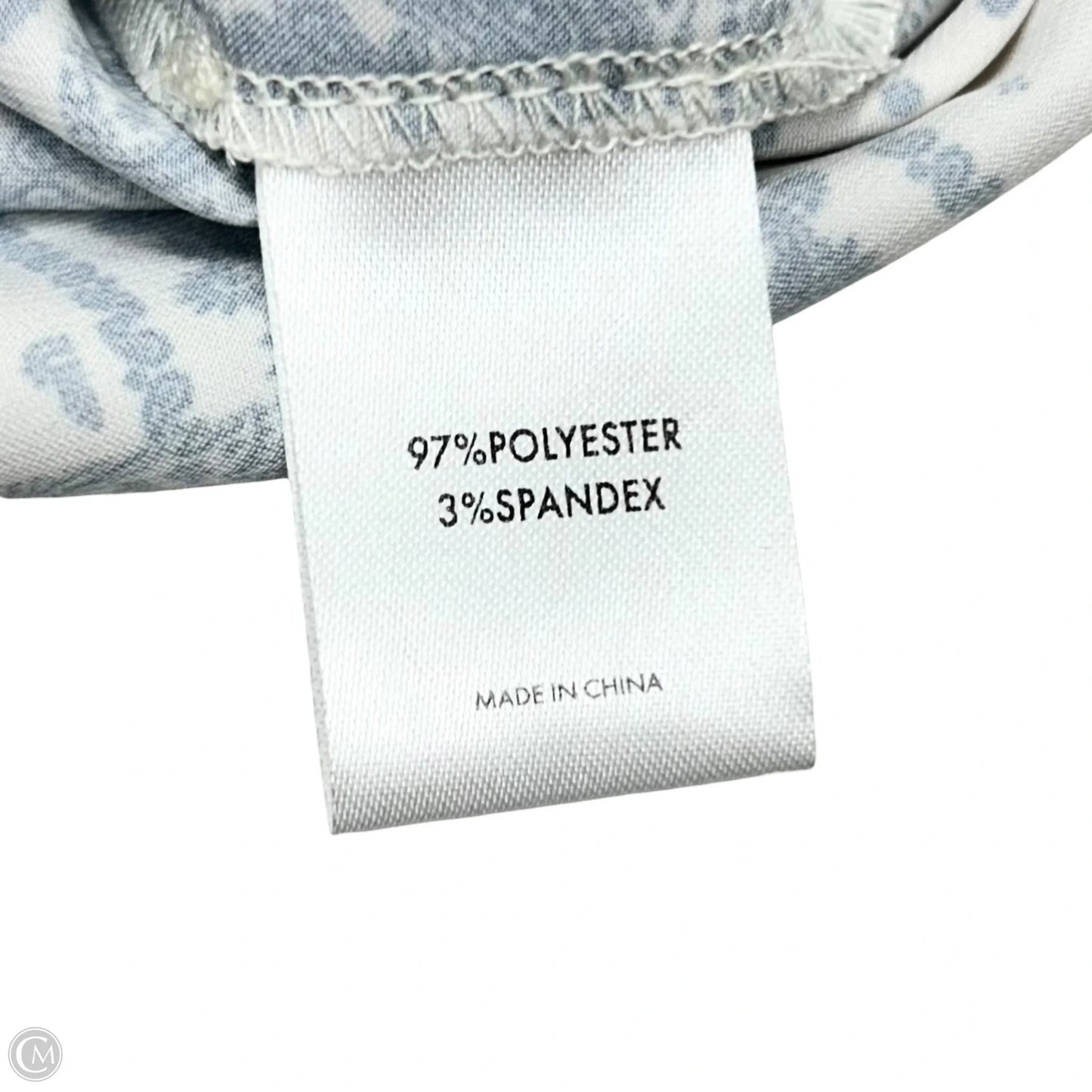 Top Long Sleeve By J Flower In Blue & White, Size: S