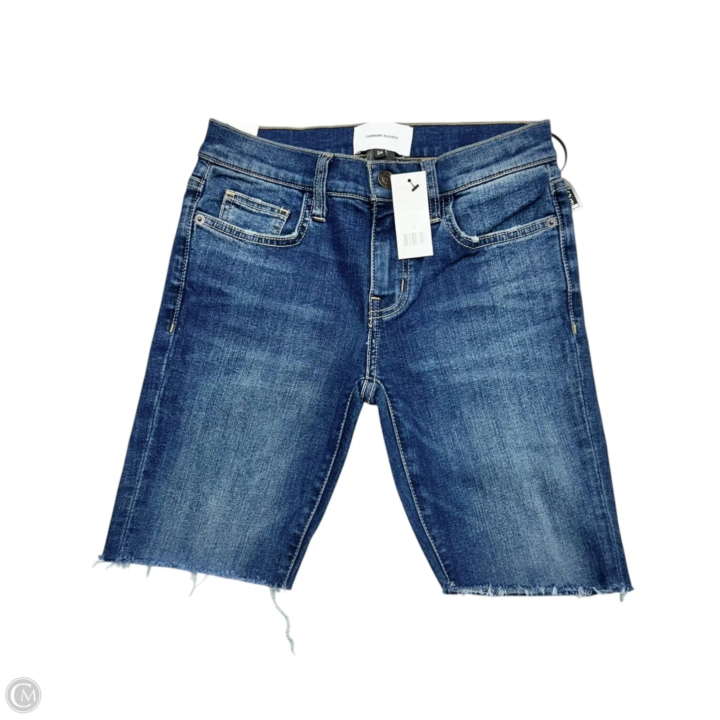 Shorts By Current Elliott In Blue Denim, Size: 0