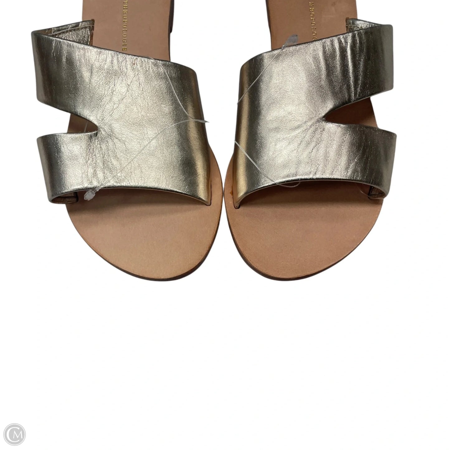 Sandals Flats By Anthropologie In Gold, Size: 7