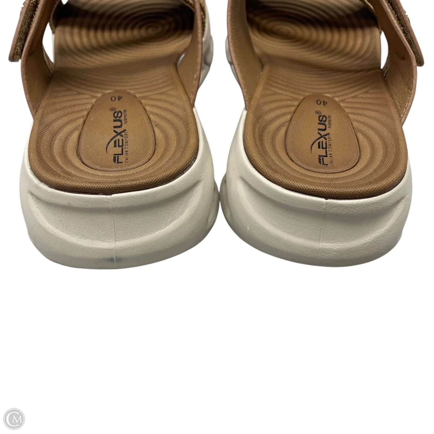 Sandals Flats By Flexus In Tan, Size: 9.5
