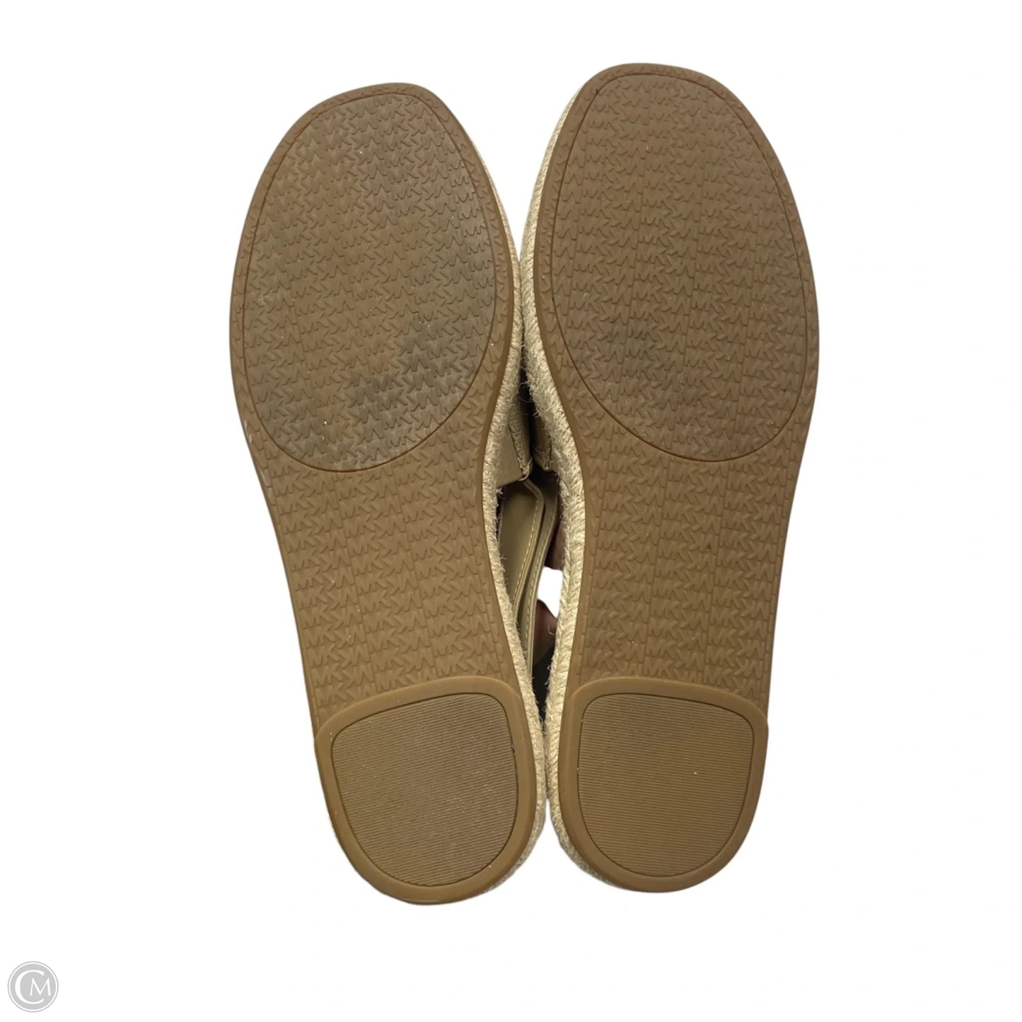 Sandals Flats By Michael By Michael Kors In Beige, Size: 9