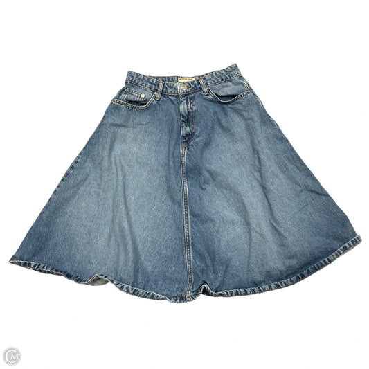 Skirt Midi By We The Free In Blue Denim, Size: 2