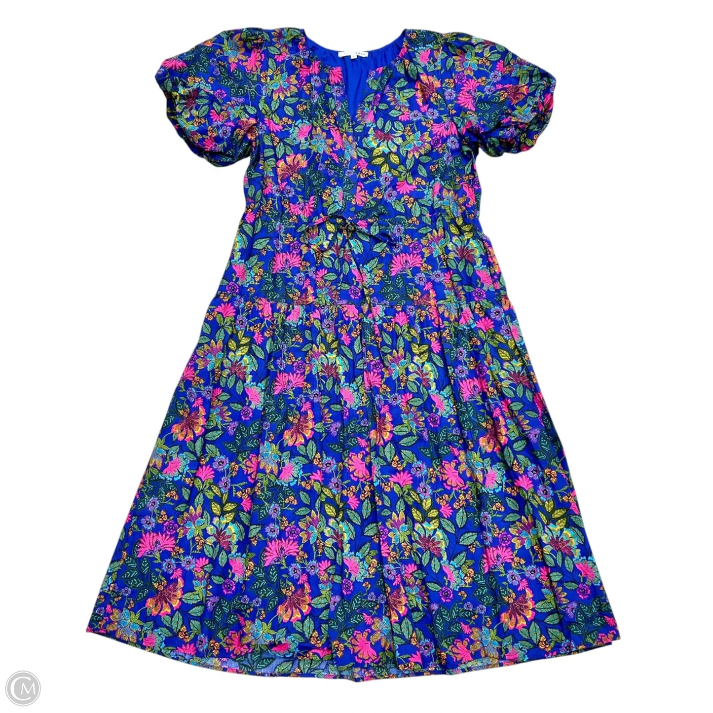 Dress Casual Maxi By Baltic Born In Blue & Pink, Size: L