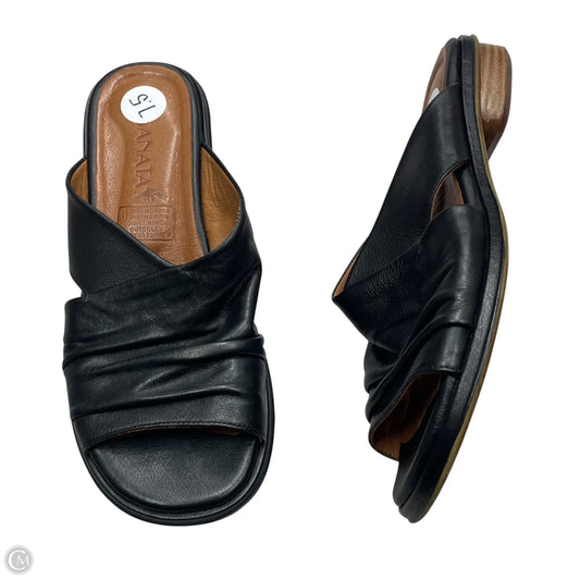 Sandals Flats By Cmc In Black, Size: 7.5