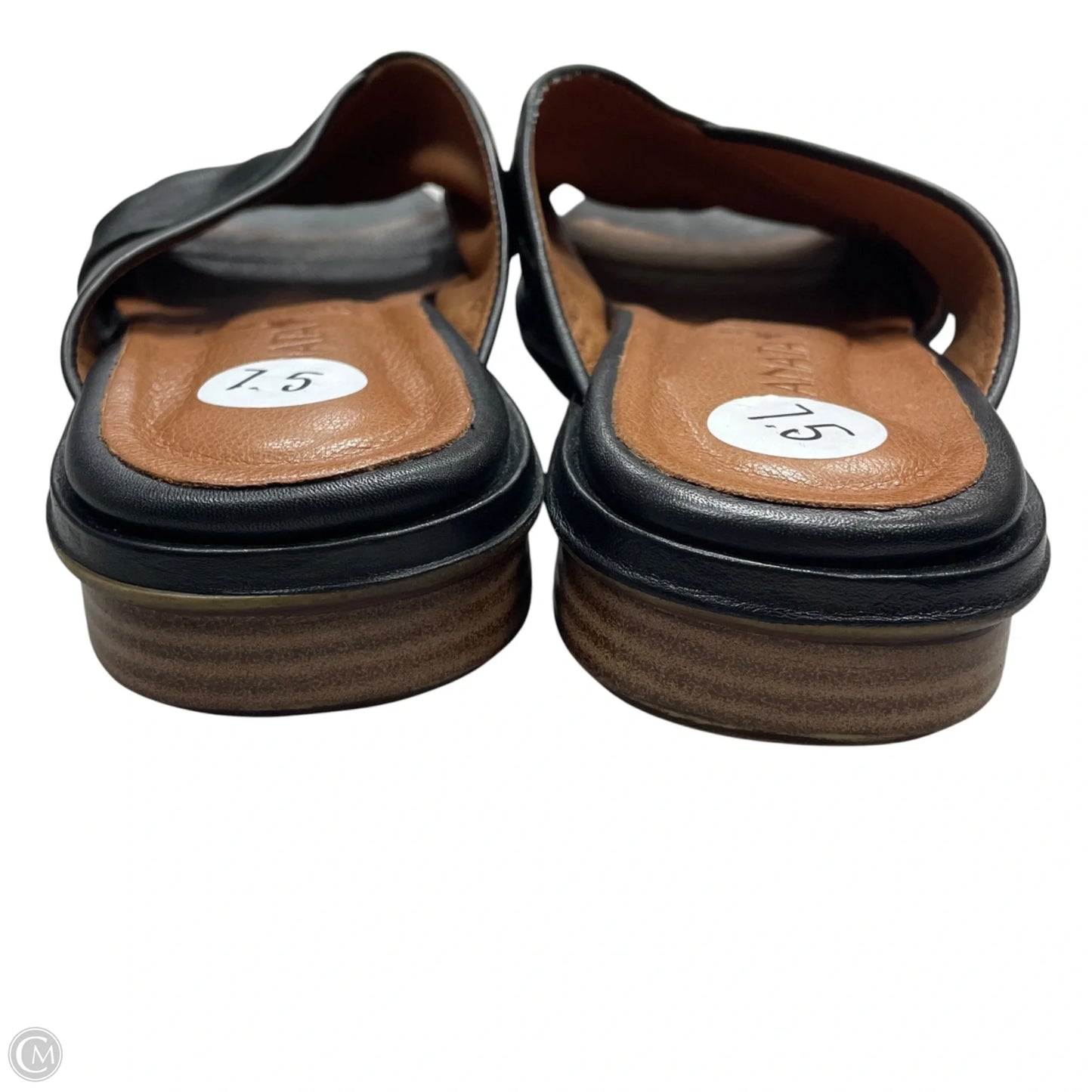 Sandals Flats By Cmc In Black, Size: 7.5