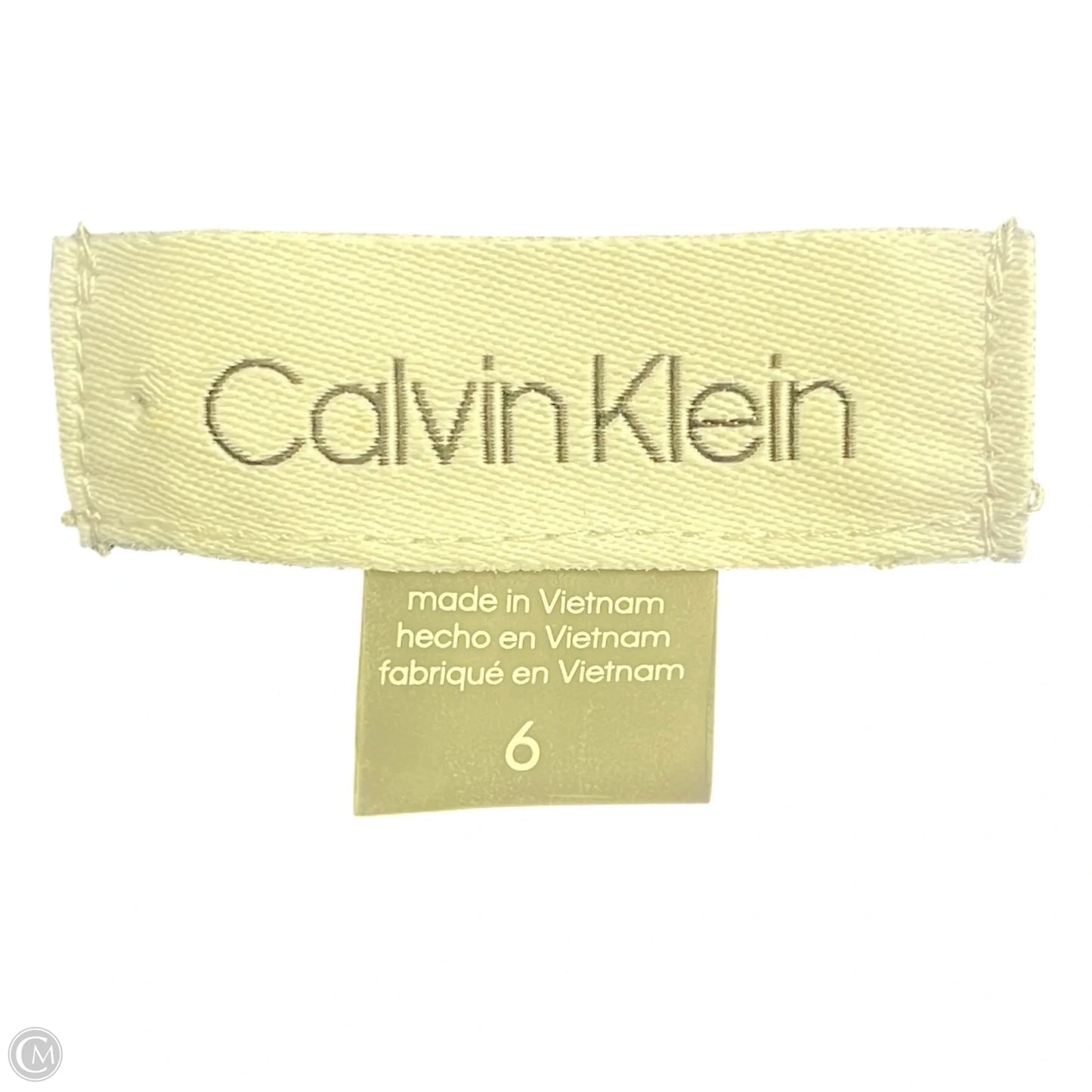 Dress Casual Midi By Calvin Klein In Navy, Size: S