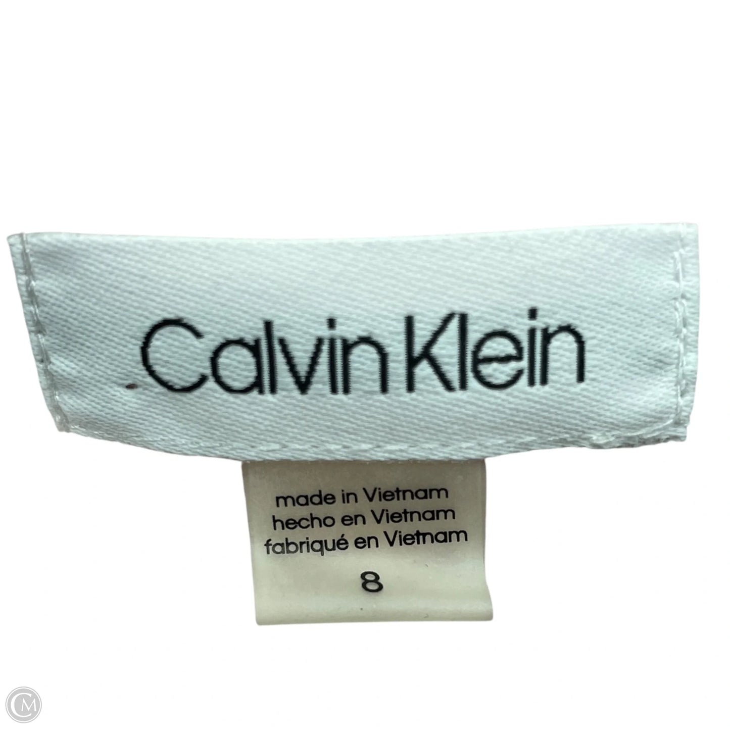 Dress Casual Midi By Calvin Klein In Pink, Size: M