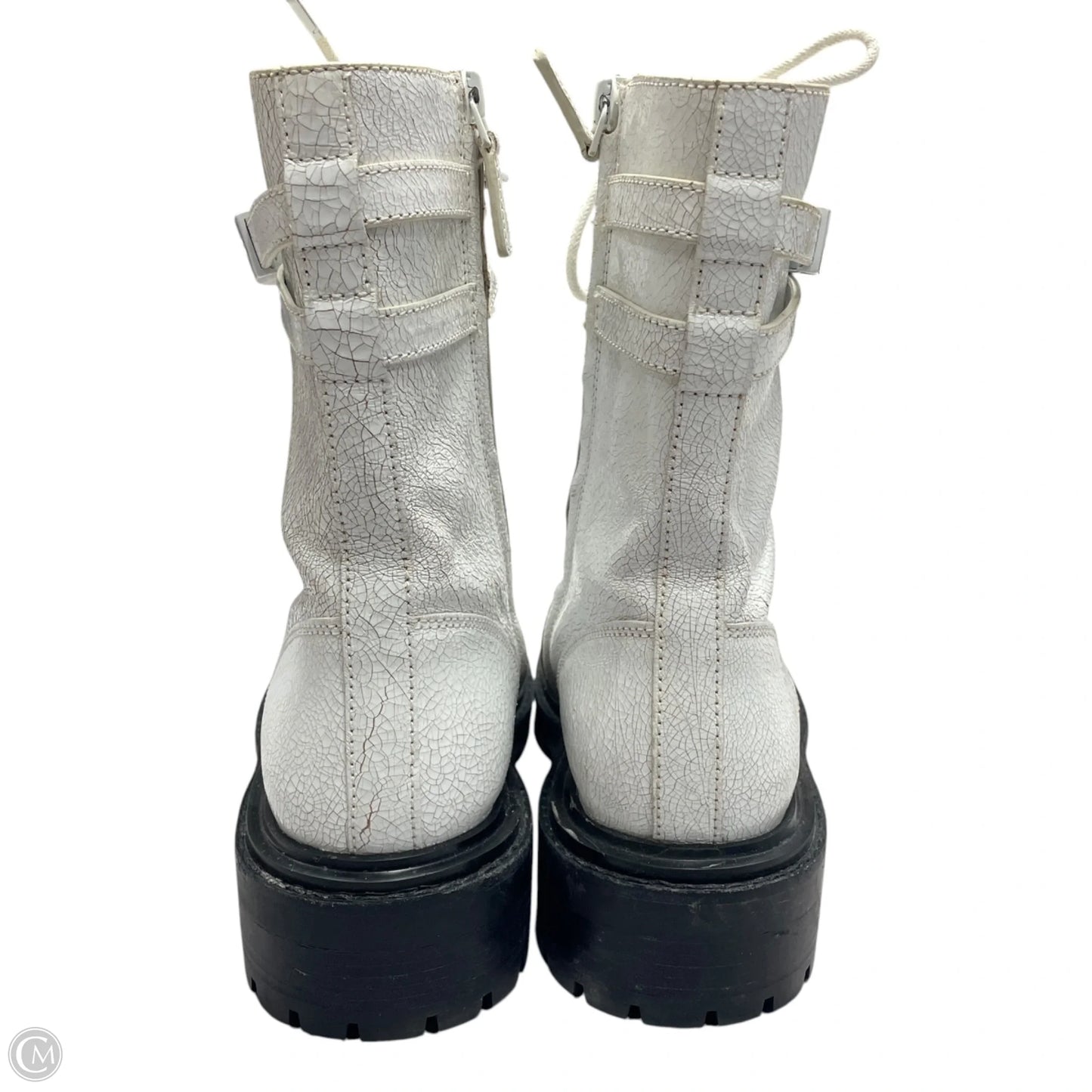 Boots Designer By Tory Burch In White, Size: 9.5