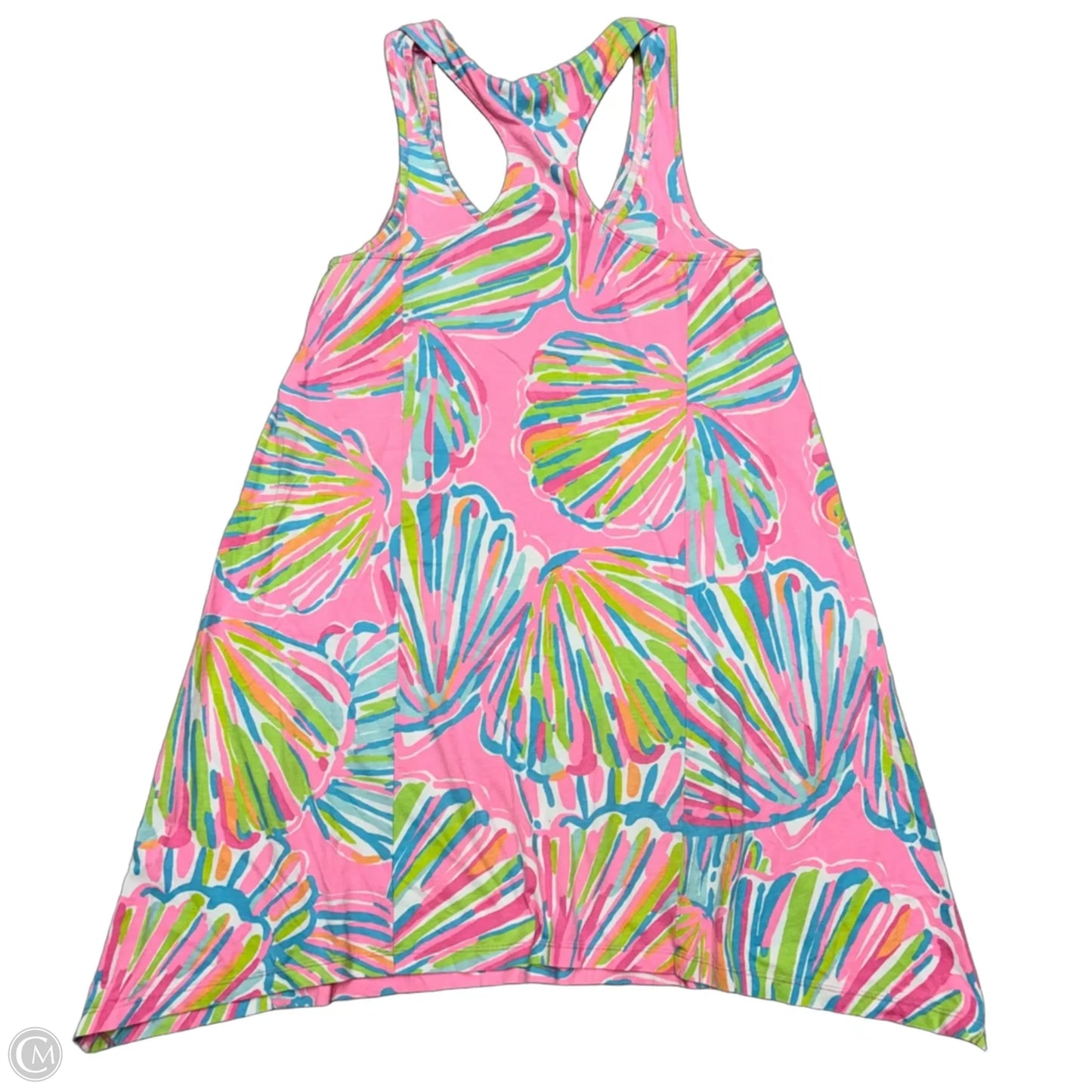 Dress Designer By Lilly Pulitzer In Pink & White, Size: S