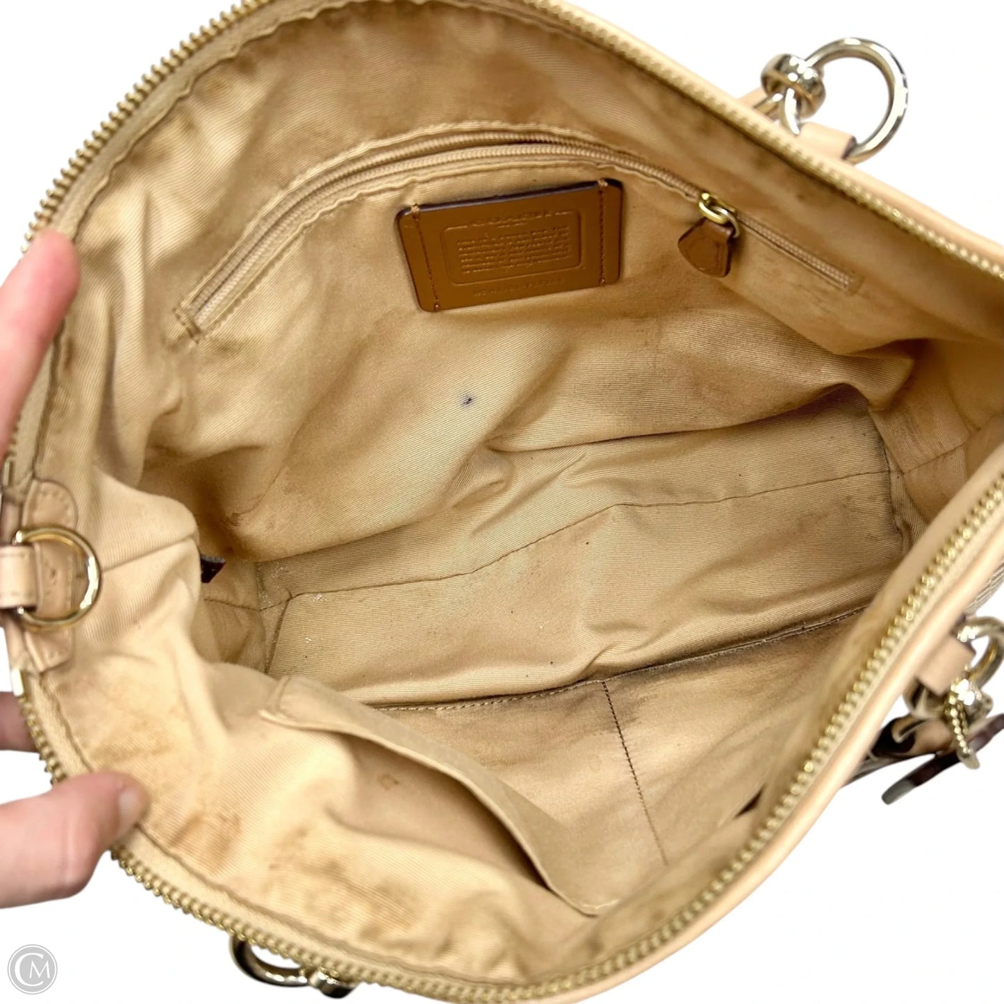 Handbag Designer By Coach, Size: Medium