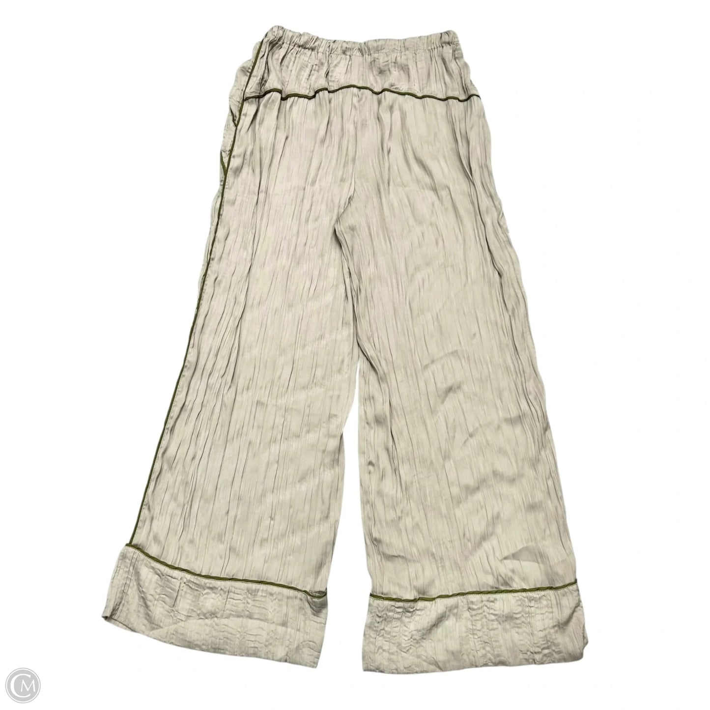 Pants Wide Leg By Free People In Green & Tan, Size: L