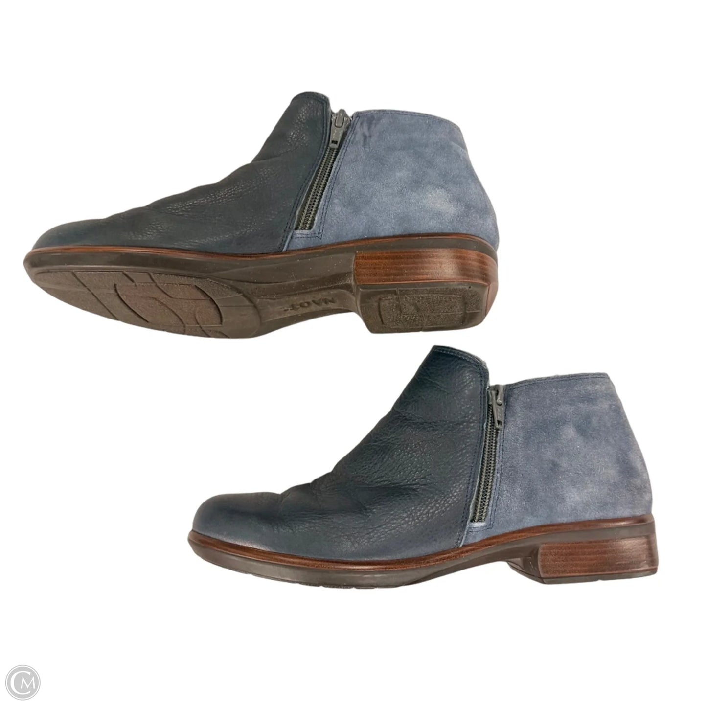 Boots Ankle Flats By Naot In Blue, Size: 8.5