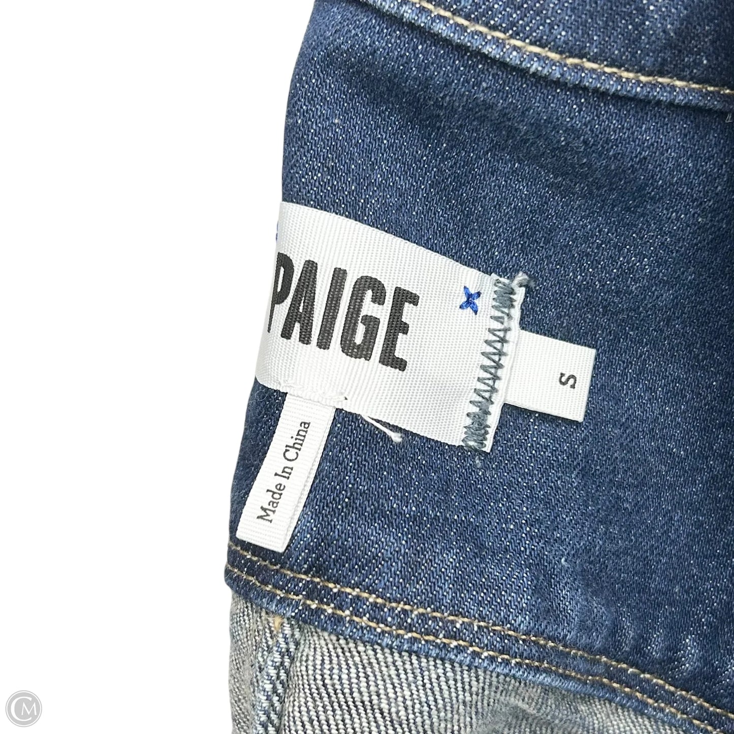 Jacket Denim By Paige In Blue Denim, Size: S