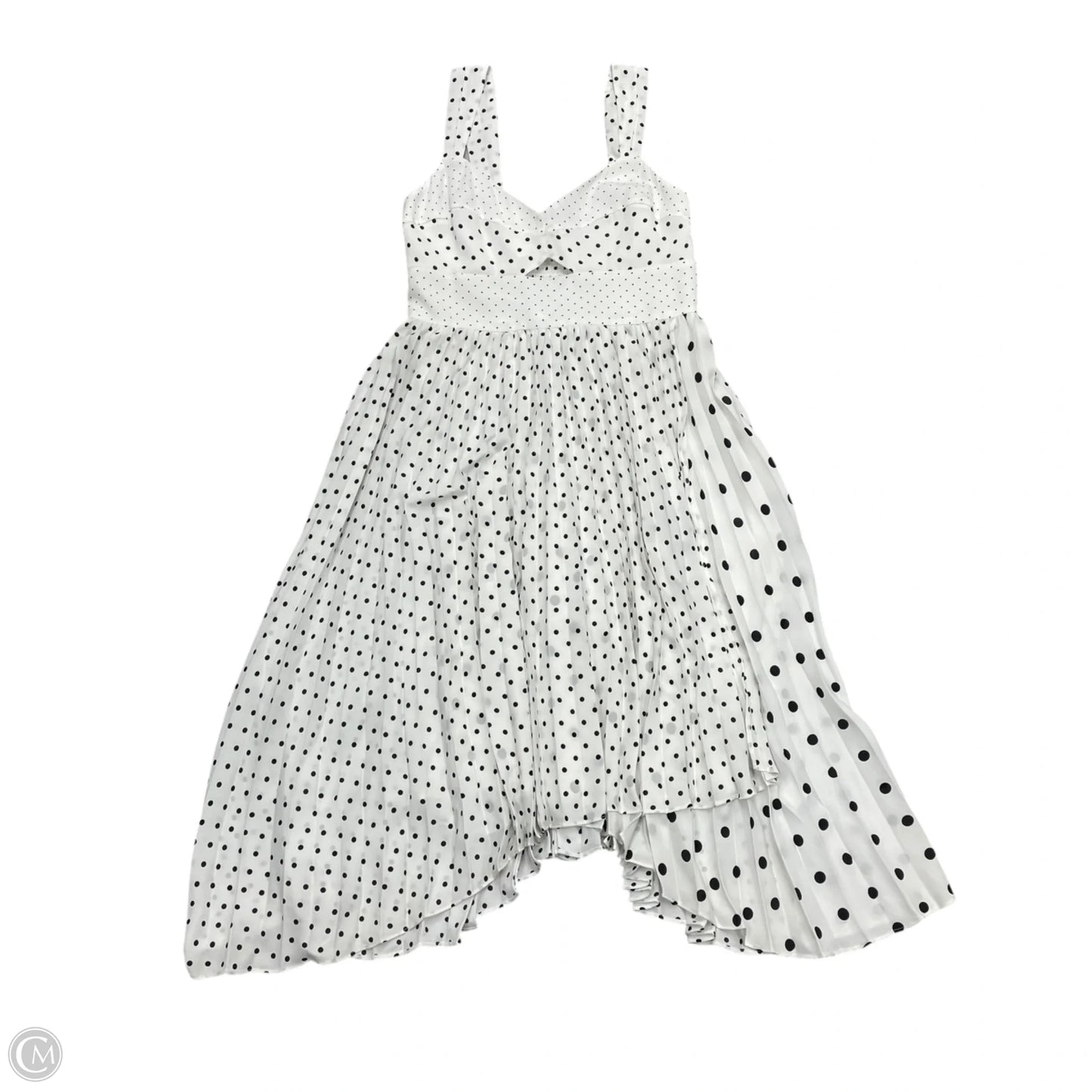 Dress Party Midi By Banana Republic In Black & White, Size: M