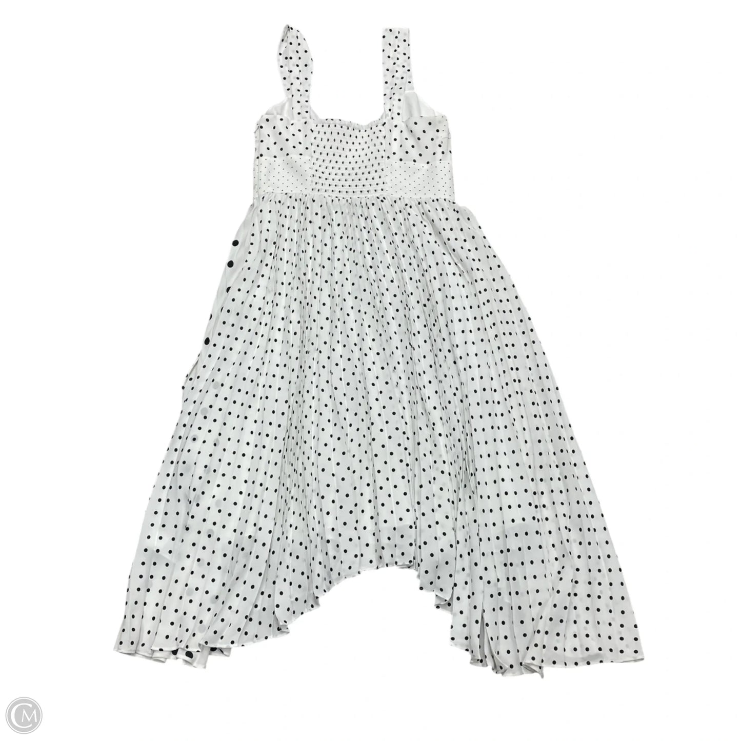 Dress Party Midi By Banana Republic In Black & White, Size: M