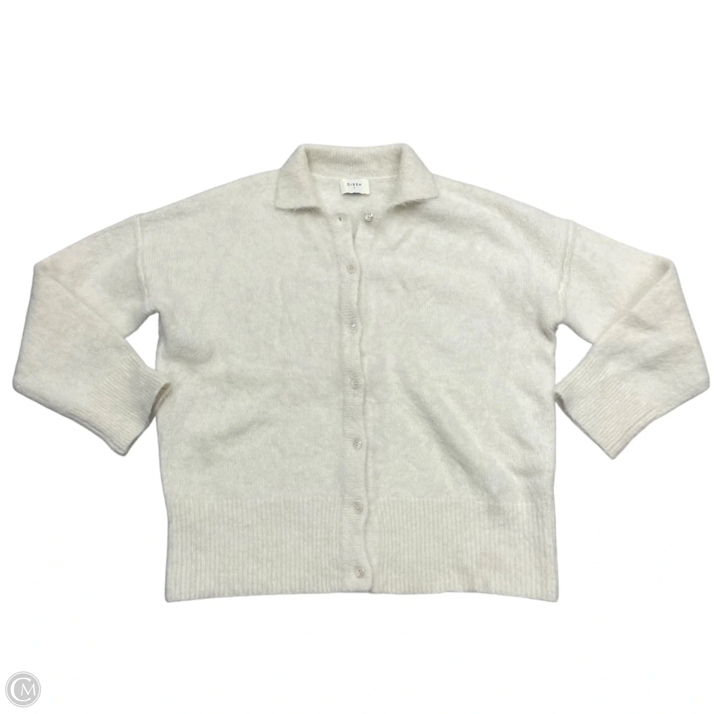 Sweater Cardigan By Dissh In Cream, Size: S