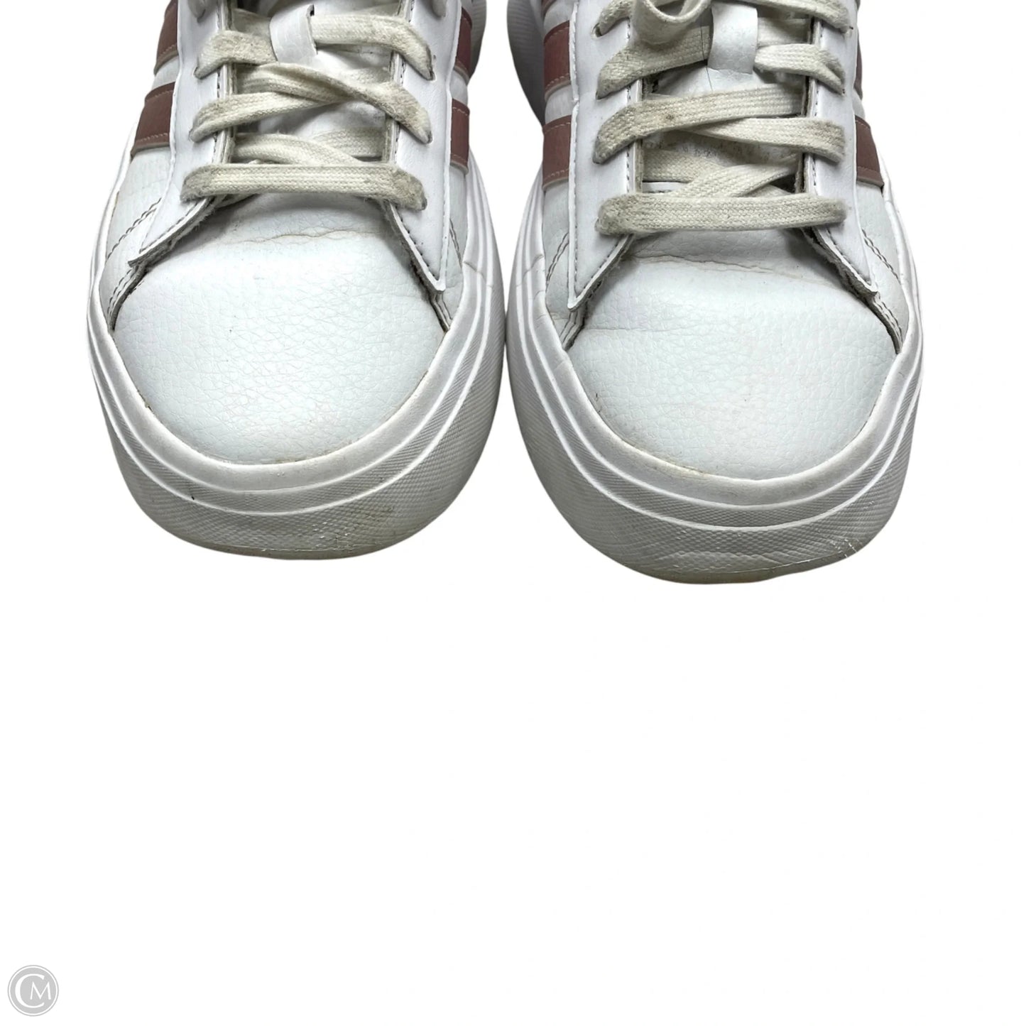Shoes Sneakers Platform By Adidas In Pink & White, Size: 8