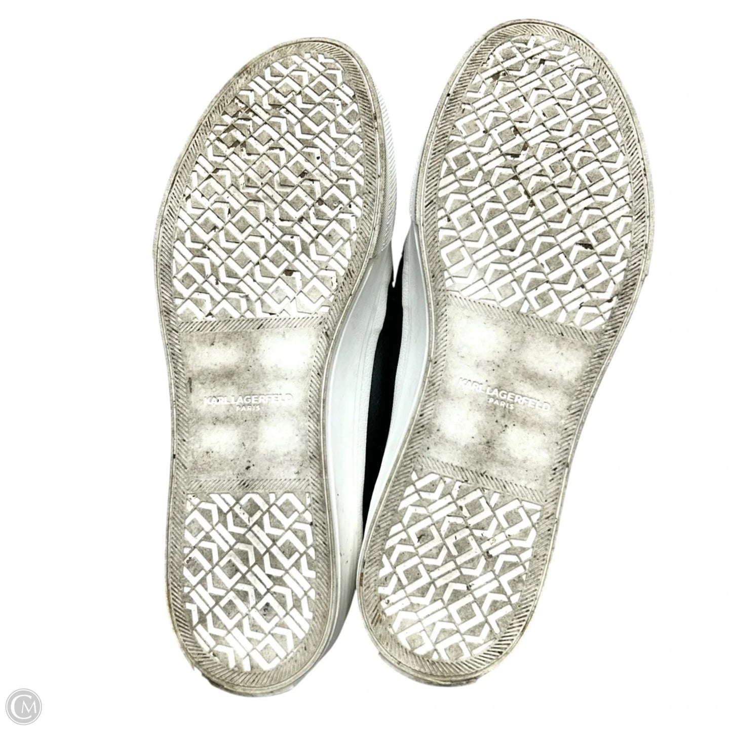 Shoes Designer By Karl Lagerfeld In Black, Size: 11
