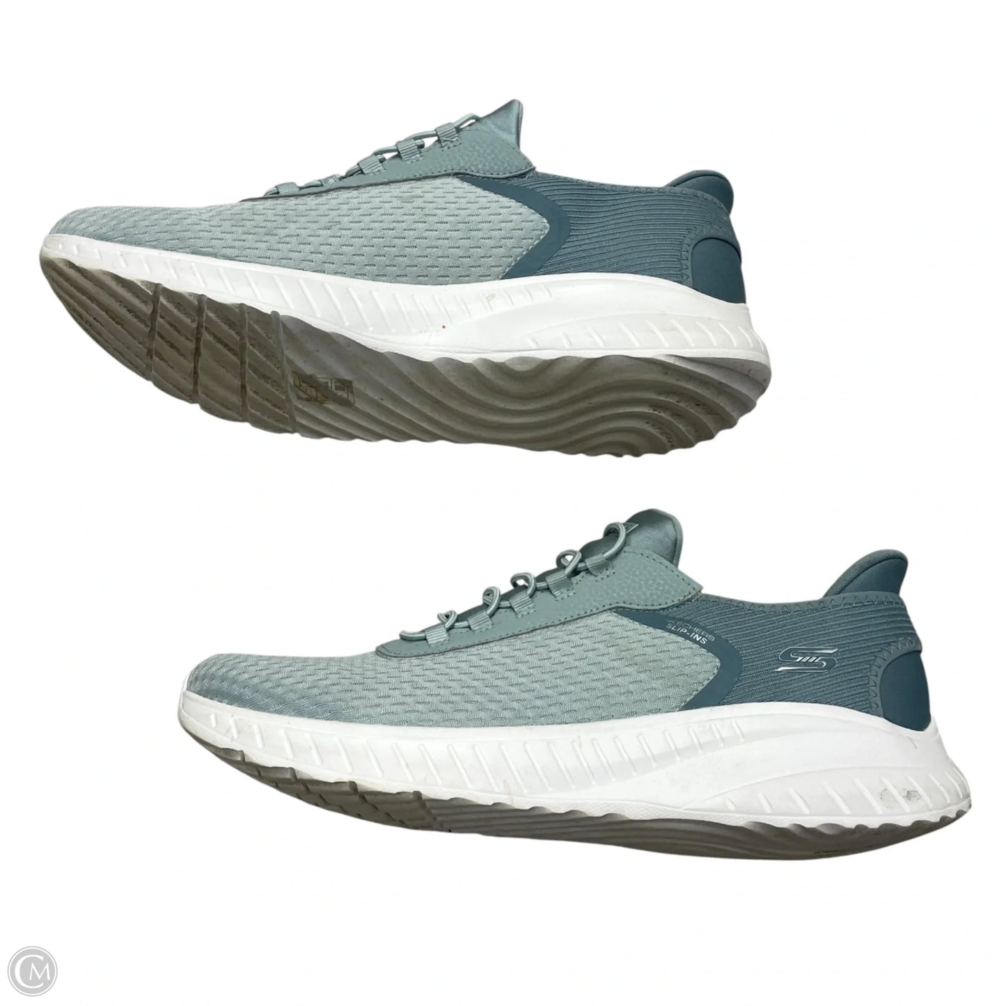Shoes Sneakers By Skechers In Teal, Size: 12