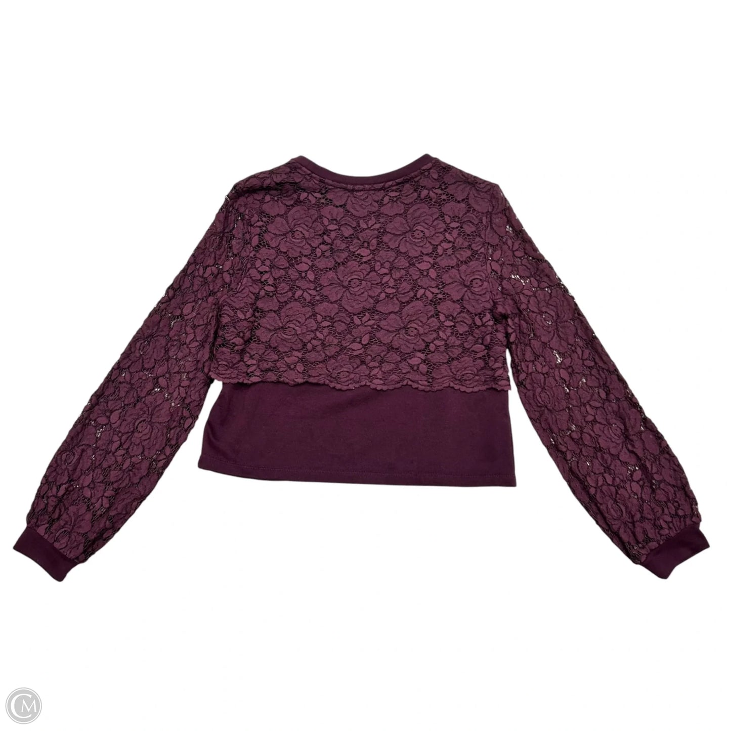 Top Long Sleeve By Maeve In Purple, Size: M
