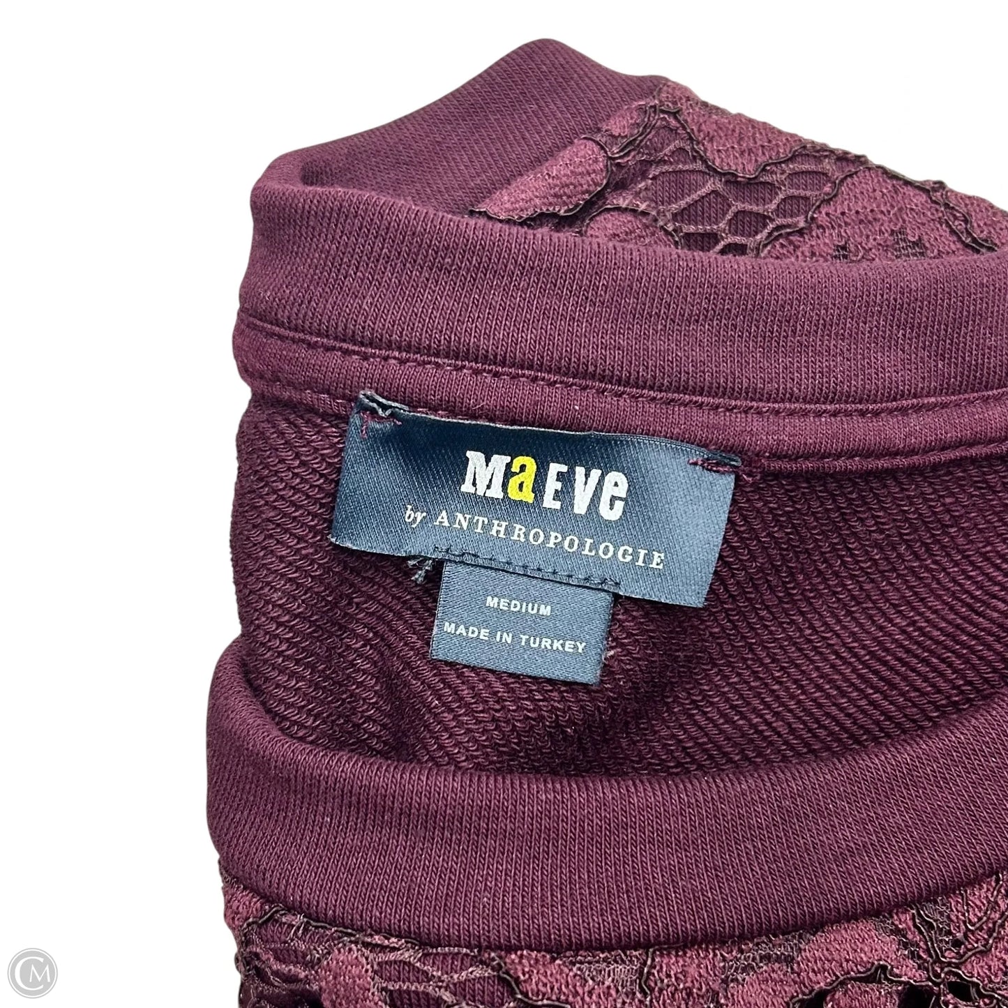 Top Long Sleeve By Maeve In Purple, Size: M