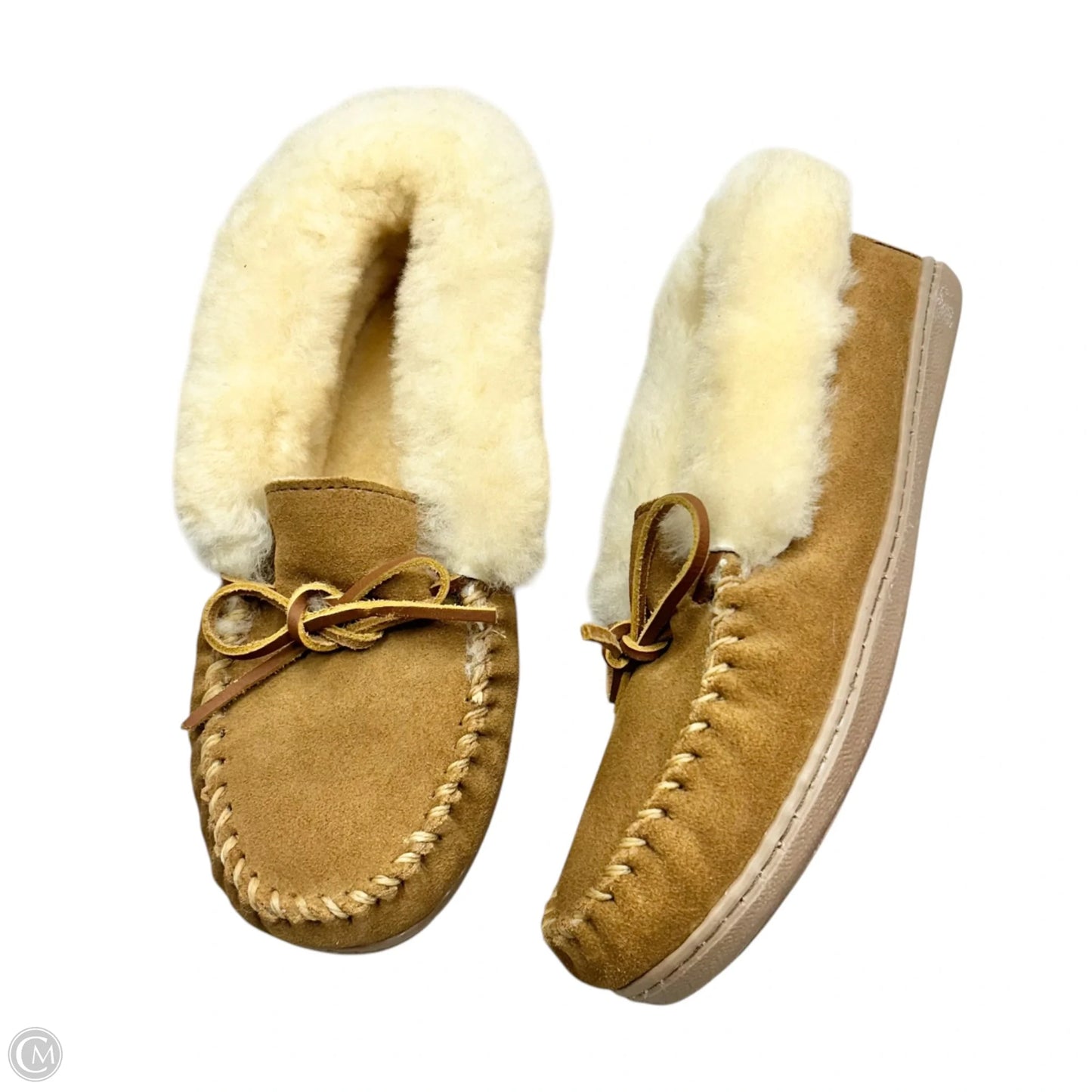 Slippers By Minnetonka In Tan, Size: 7.5