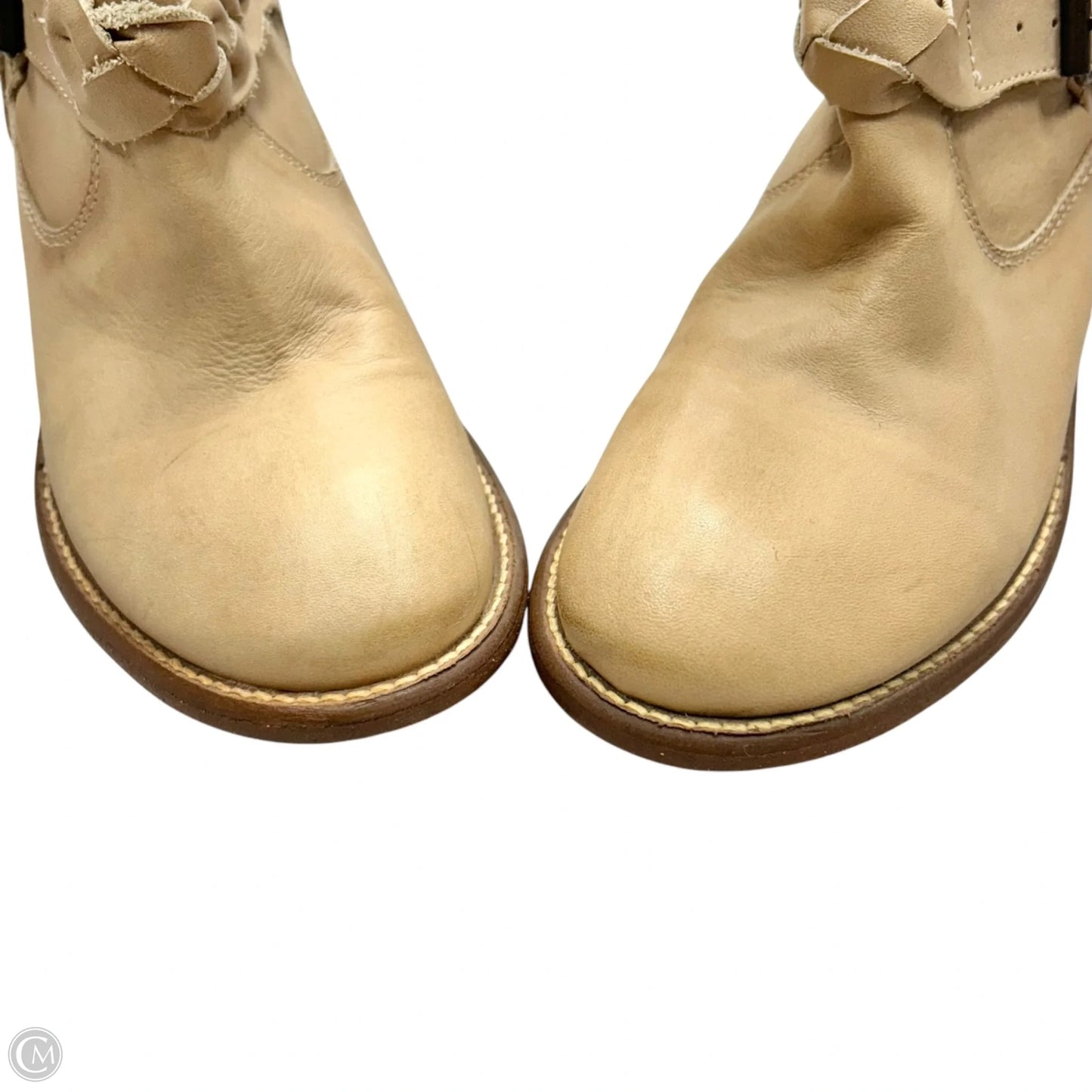 Boots Ankle Flats By Musse & Cloud In Tan, Size: 7