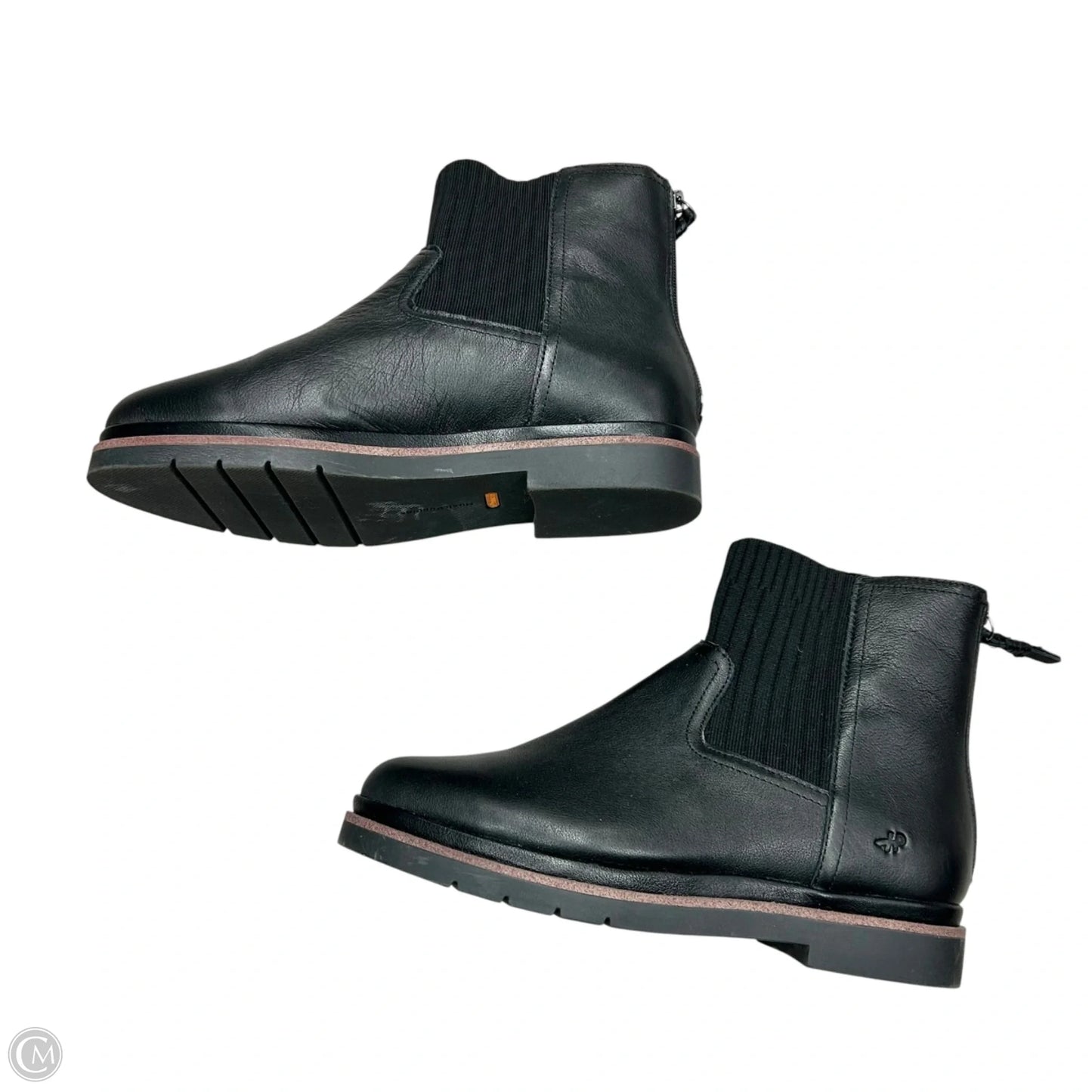 Boots Ankle Flats By Hush Puppies In Black, Size: 9.5