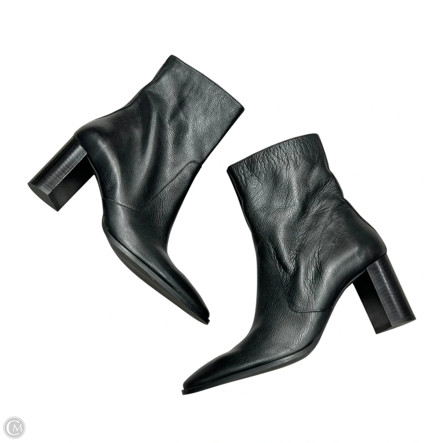 Boots Ankle Heels By Coach And Four In Black, Size: 11